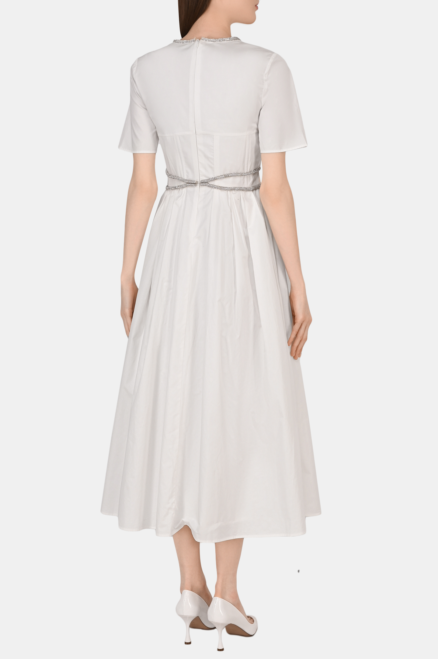 Платье SELF PORTRAIT RS22-040, цвет: Белый, Женский