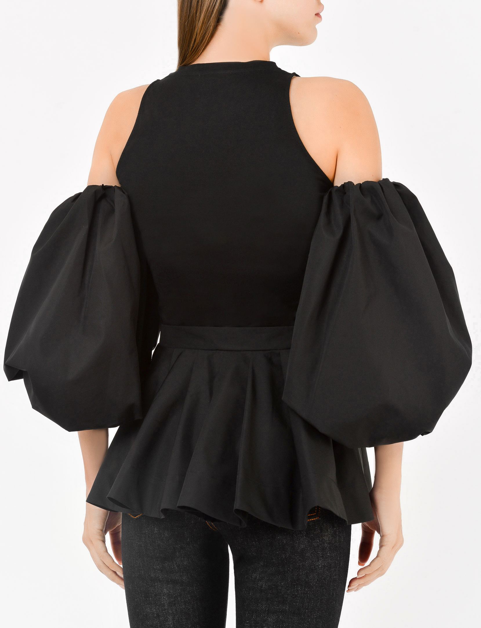 Блуза ALEXANDER MCQUEEN 627350 QLAAA, цвет: Черный, Женский