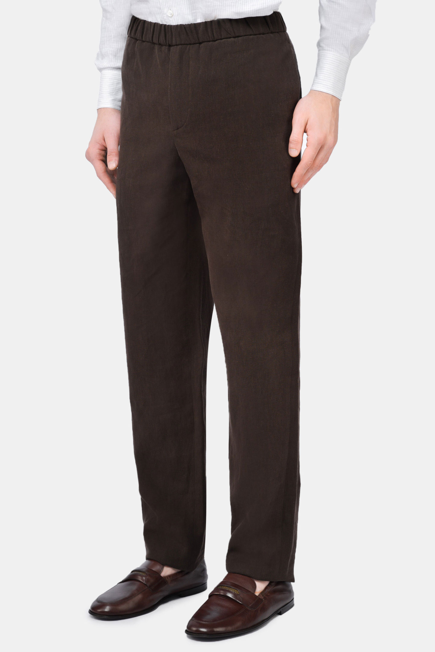 Брюки LORO PIANA F1-FAL6164, цвет: Коричневый, Мужской