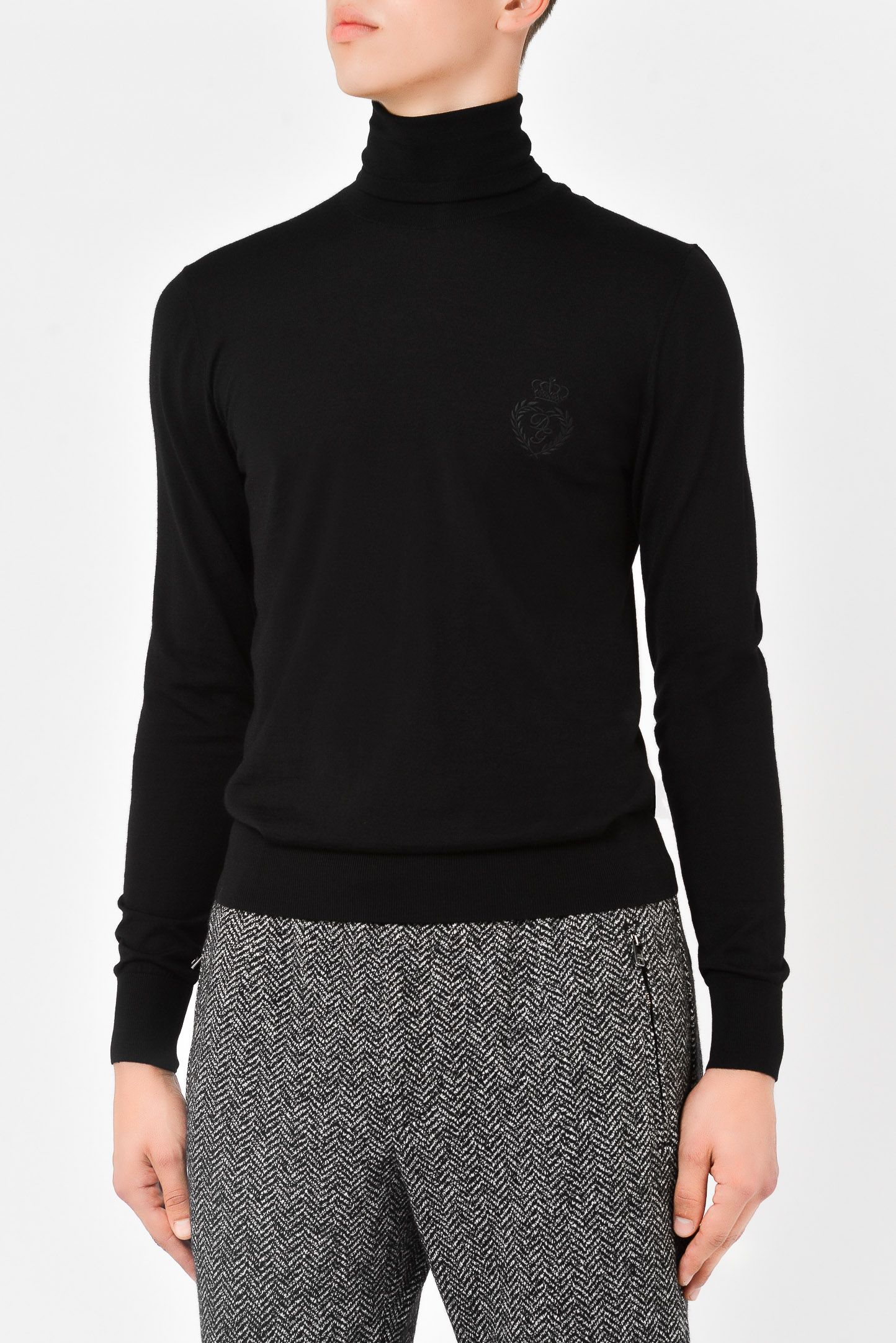 Водолазка DOLCE & GABBANA GXB00Z JAVWH, цвет: Черный, Мужской