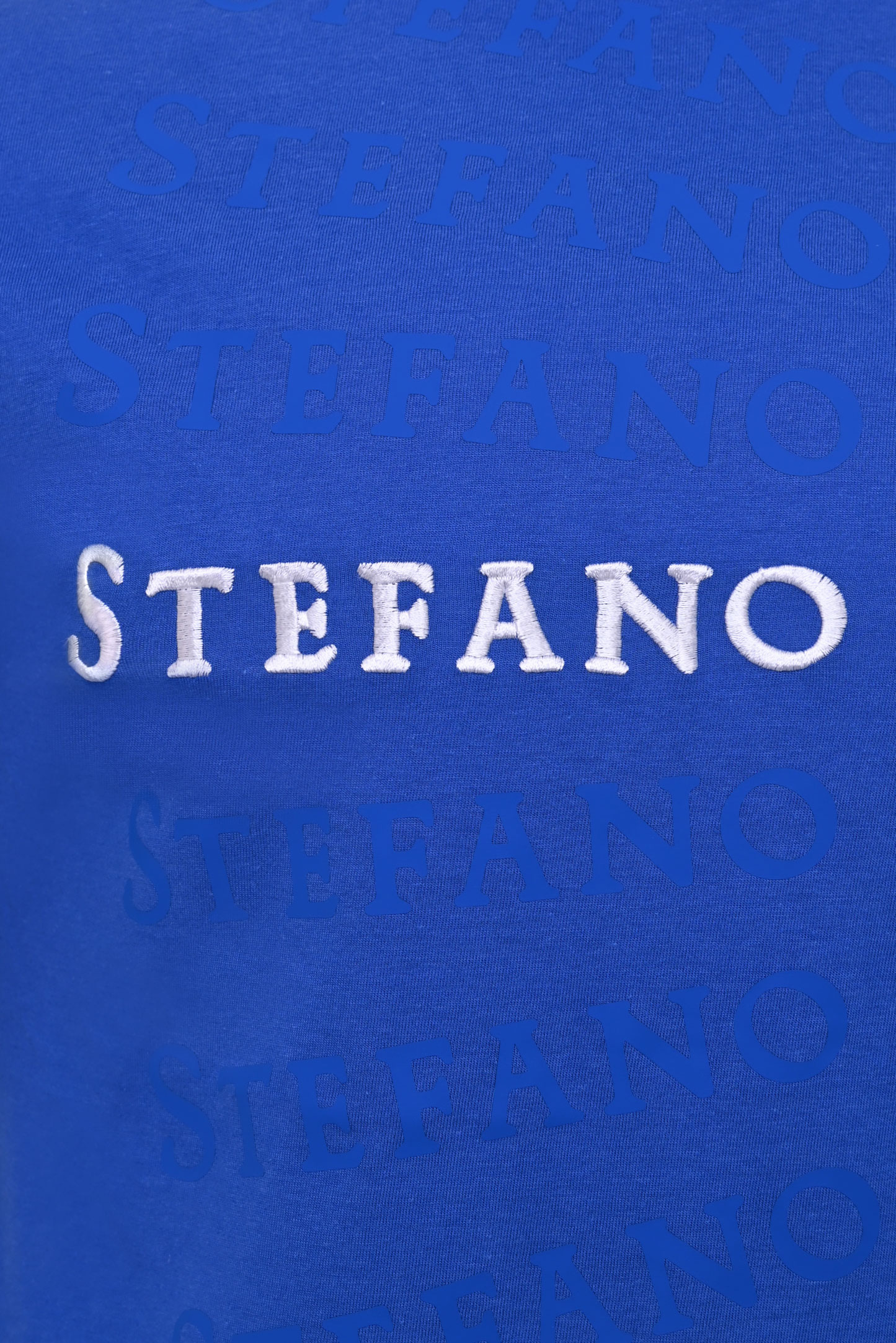 Футболка STEFANO RICCI MNH2101580 803, цвет: Синий, Мужской