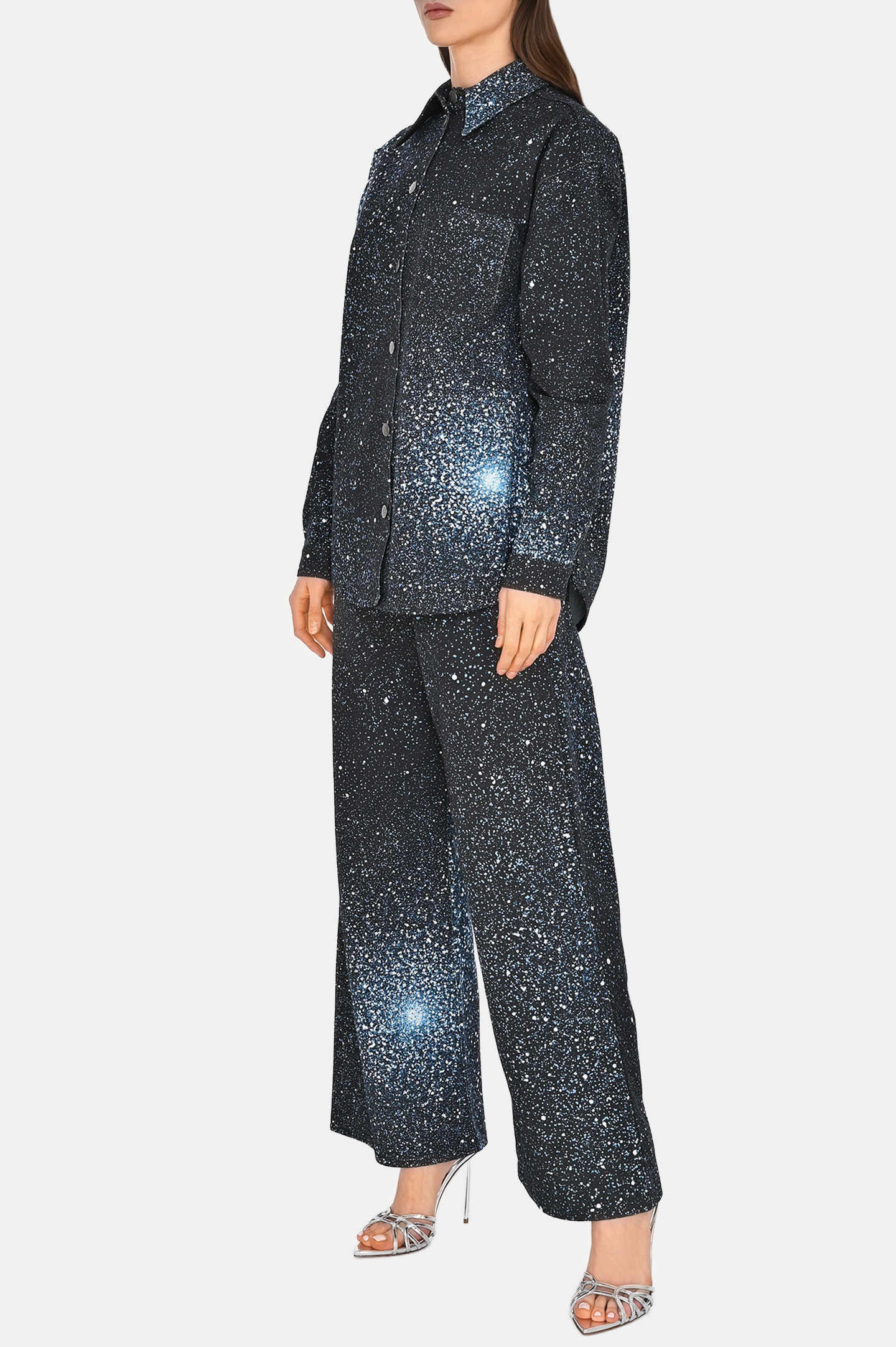 Блуза GIUSEPPE DI MORABITO 04SSDNT032C 04455, цвет: Черный, Женский