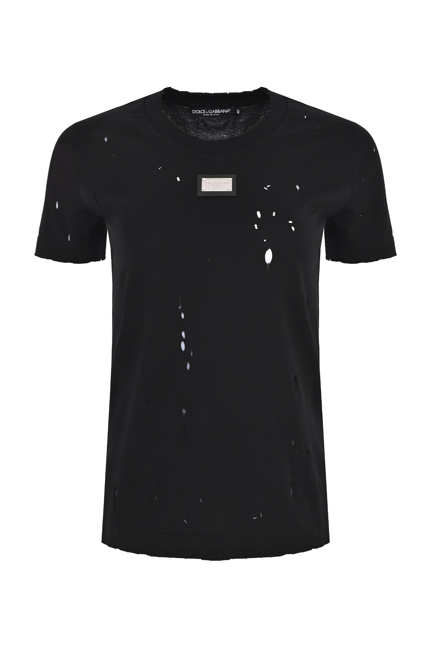 Футболка DOLCE & GABBANA F8T00T G7H4U, цвет: Черный, Женский