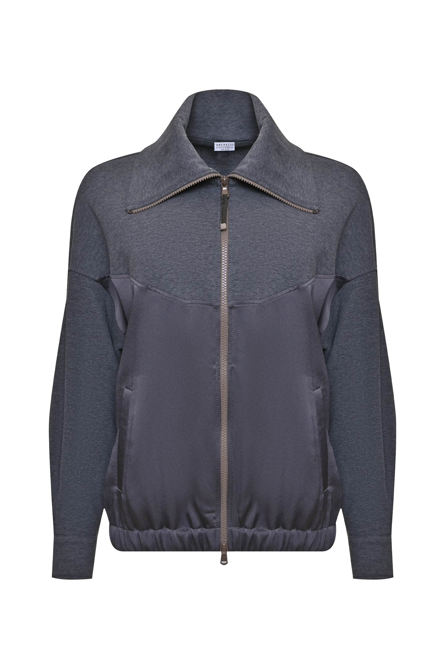 Куртка спорт BRUNELLO  CUCINELLI MP05NSG706, цвет: Серый, Женский