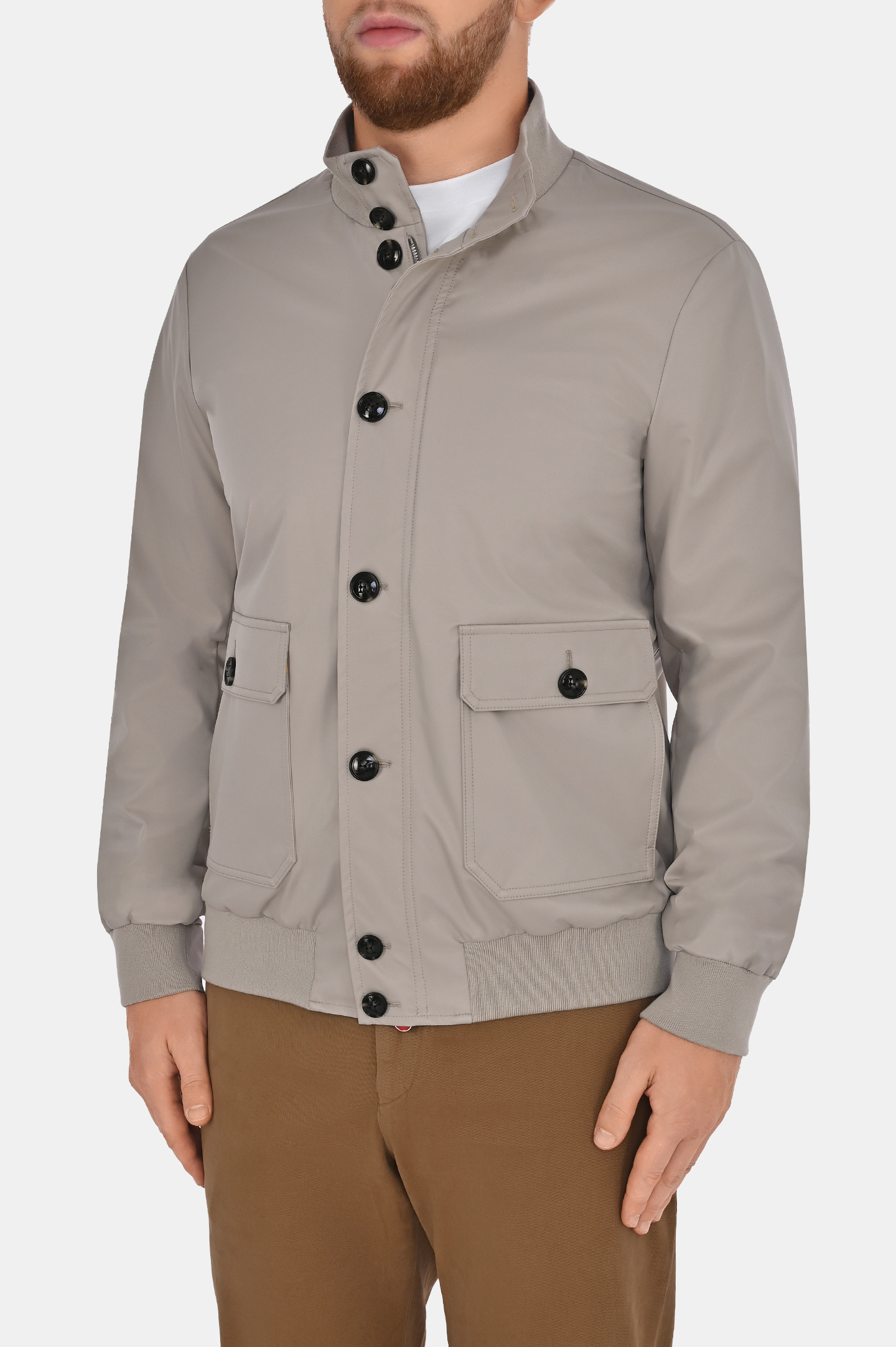 Куртка KITON UW1453YB90010, цвет: Светло-бежевый, Мужской