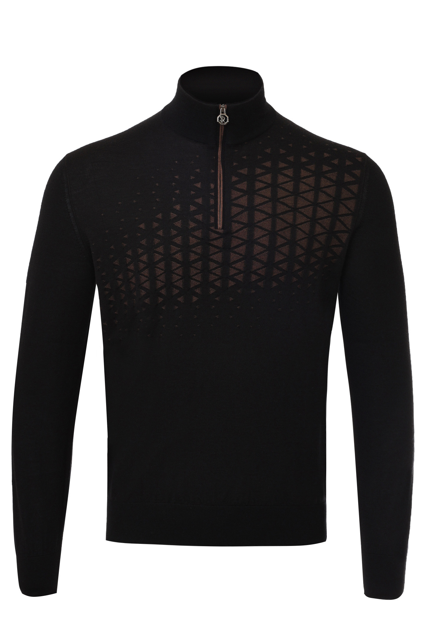 Свитер STEFANO RICCI K606254L01 F21433, цвет: Черный, Мужской