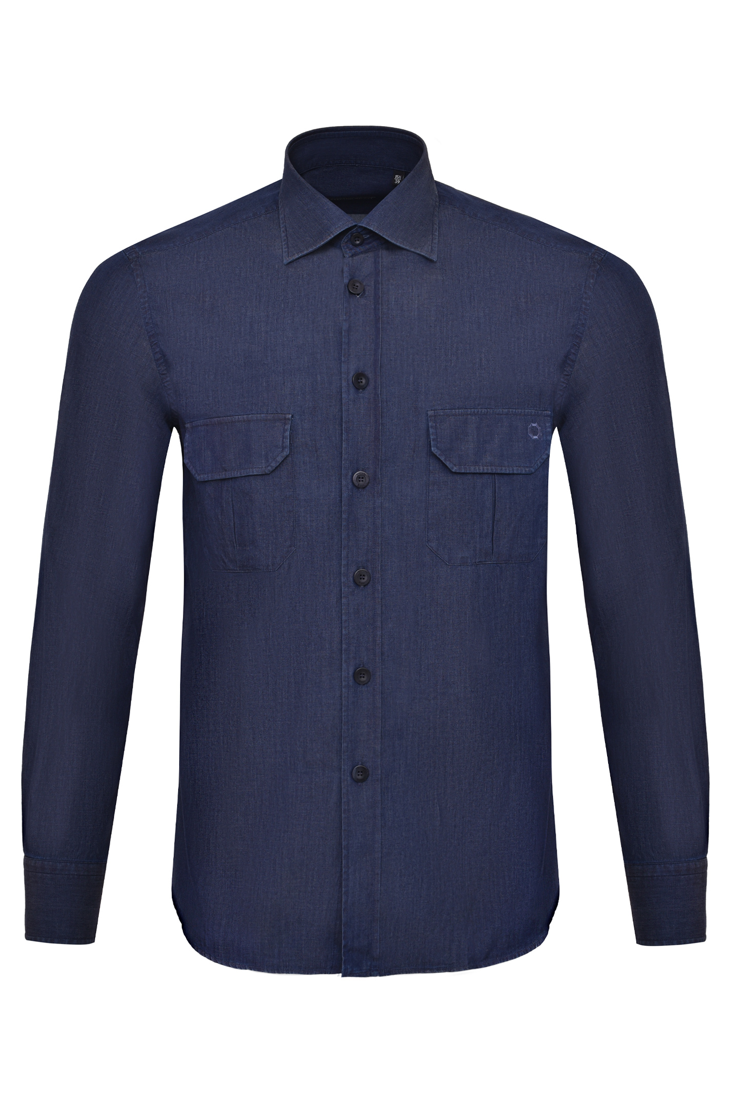 Рубашка STEFANO RICCI MC006312 EX2100, цвет: Синий, Мужской