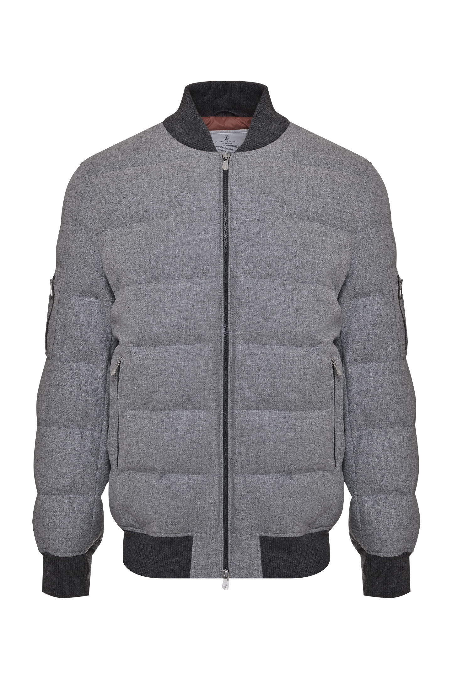 Куртка BRUNELLO  CUCINELLI MM4851879, цвет: Серый, Мужской