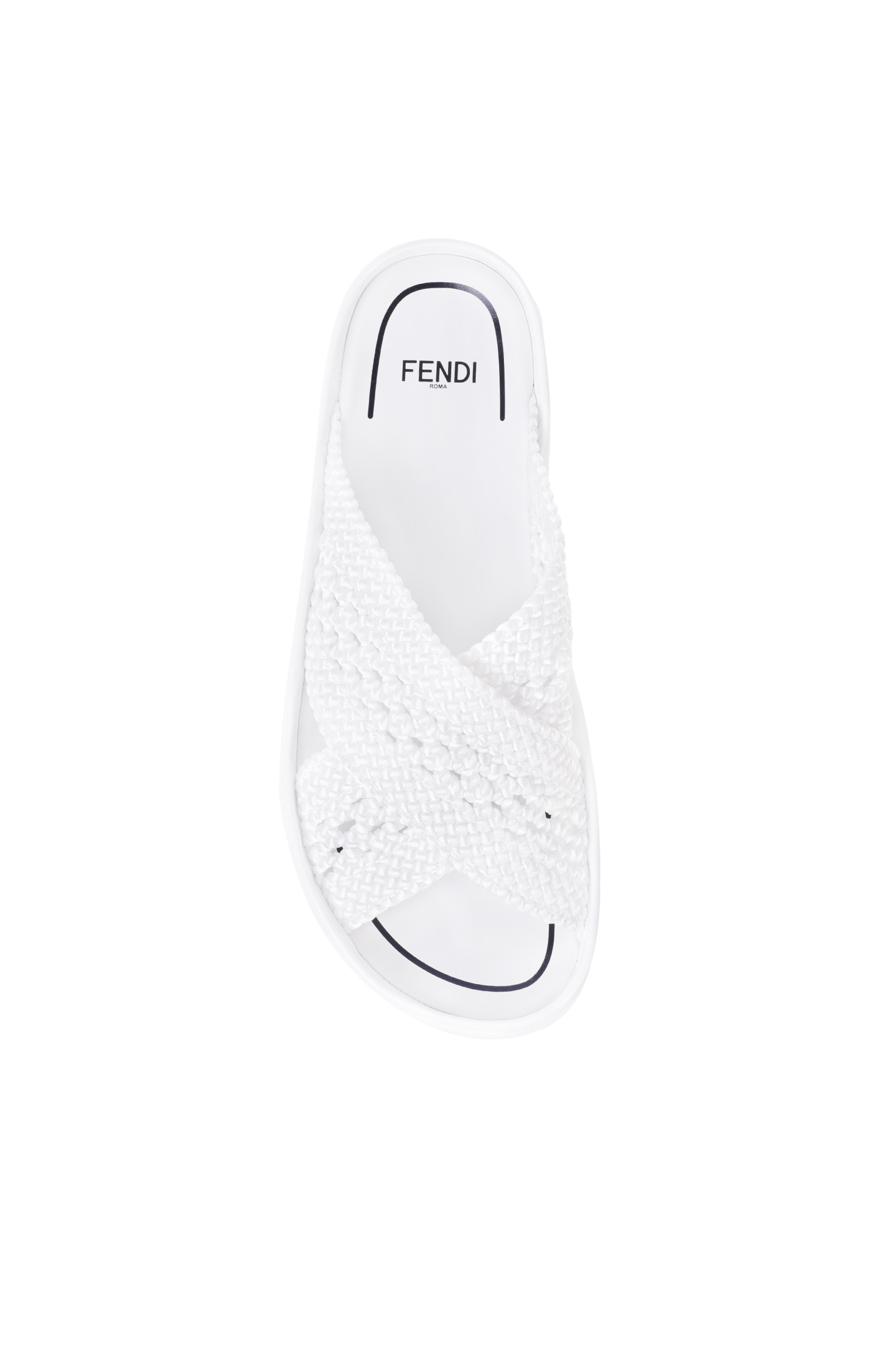 Пантолеты FENDI 8X8088 AEH5, цвет: Белый, Женский