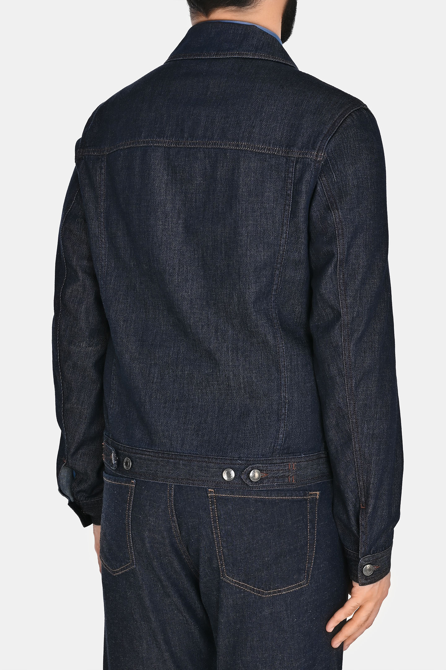 Куртка CANALI PD01488 O40986, цвет: Темно-синий, Мужской