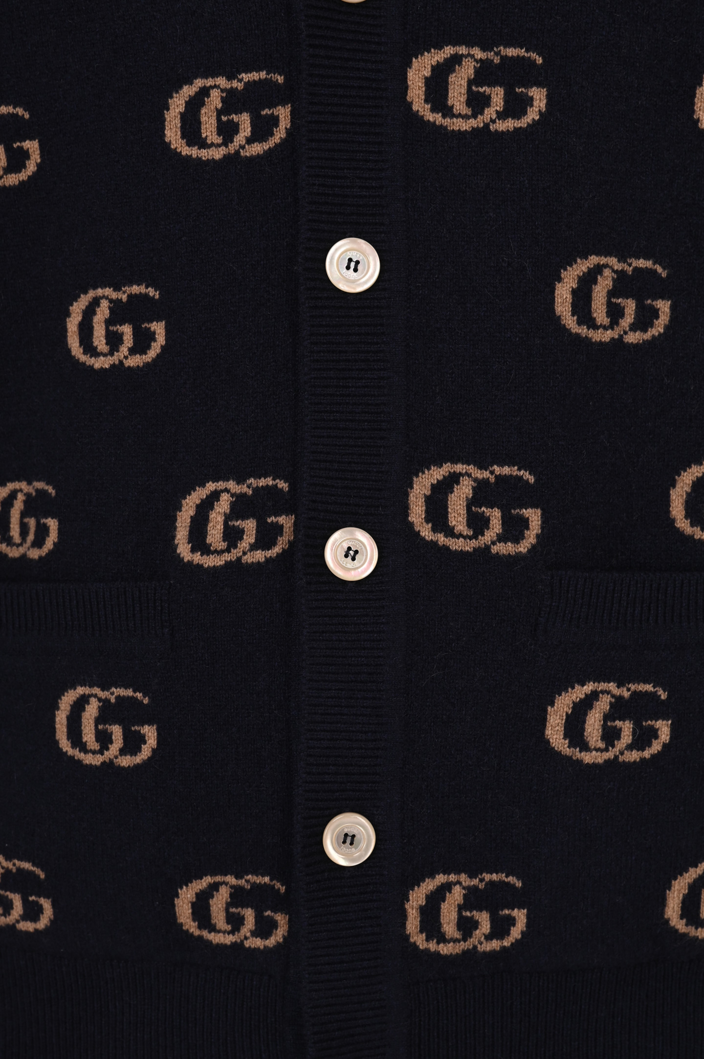 Кардиган GUCCI 660285 XKB3T, цвет: Синий, Мужской