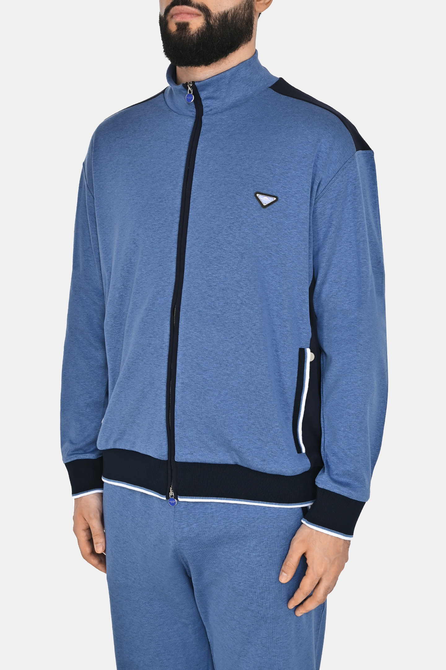 Куртка спорт (Кардиган) CASTANGIA DM-2 SUIT SS25-1, цвет: Синий, Мужской