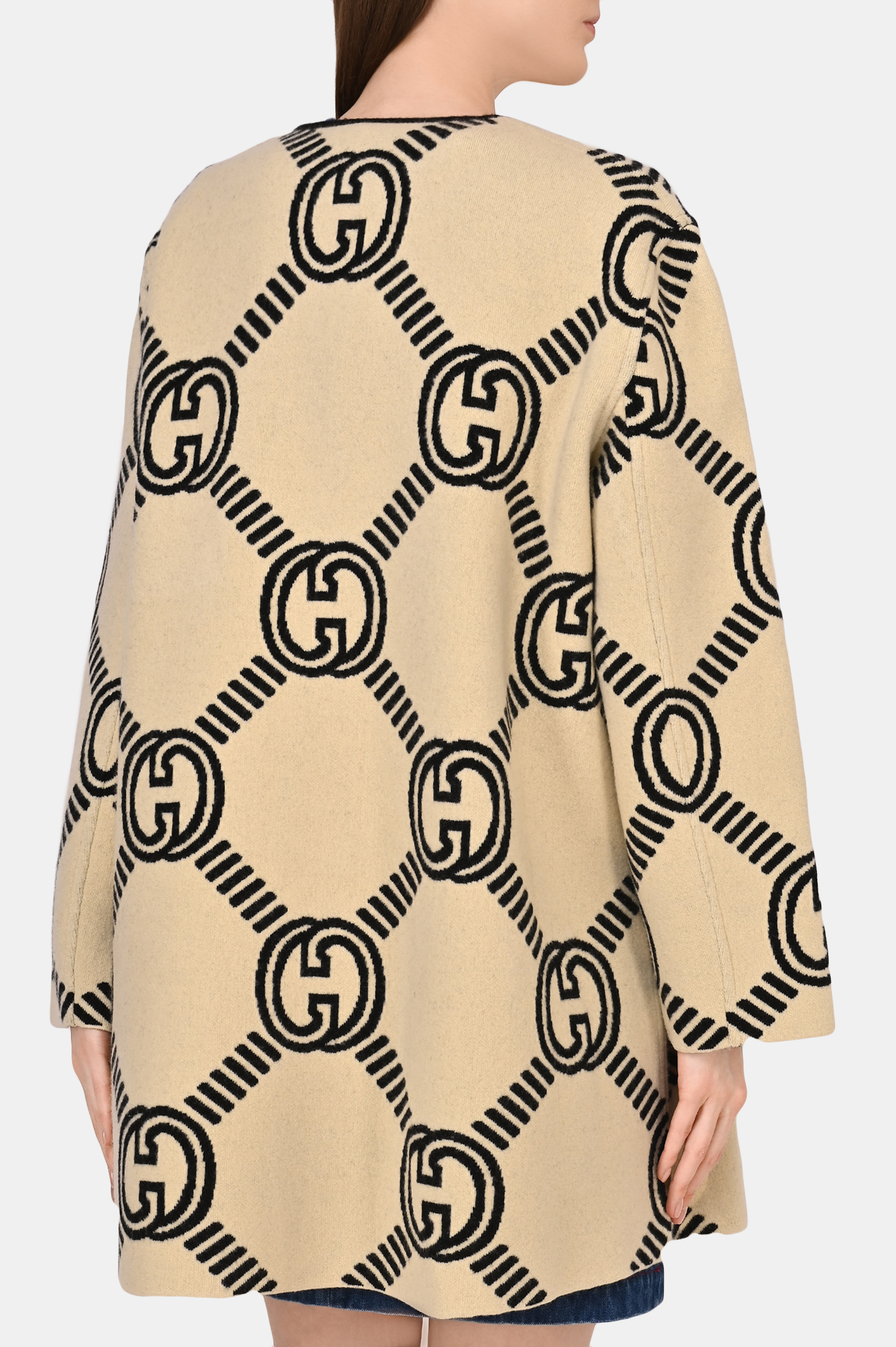 Кардиган GUCCI 678318 XKB5T, цвет: Молочный, Женский