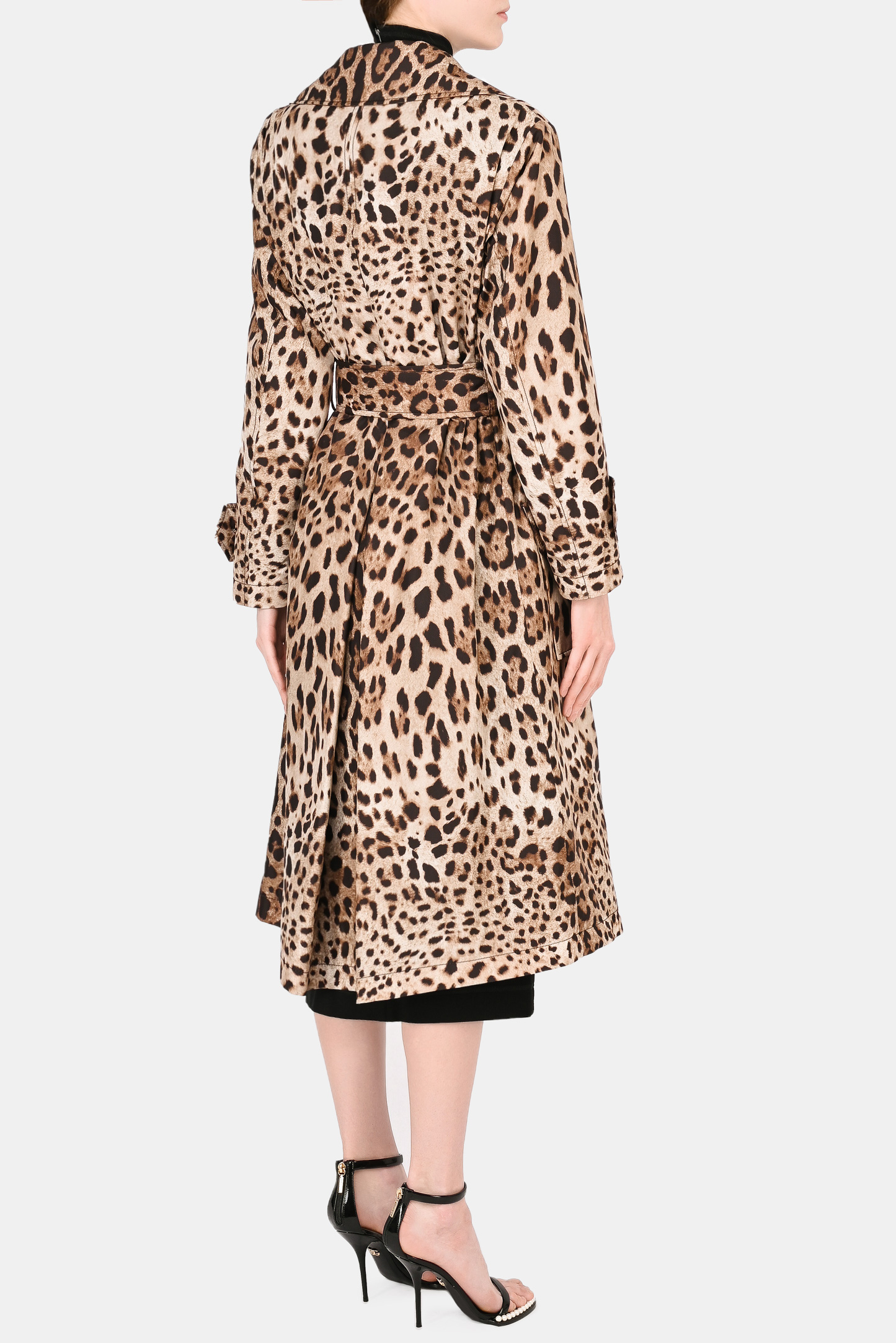 Плащ DOLCE & GABBANA F0AV1T FSM7M, цвет: Леопардовый, Женский
