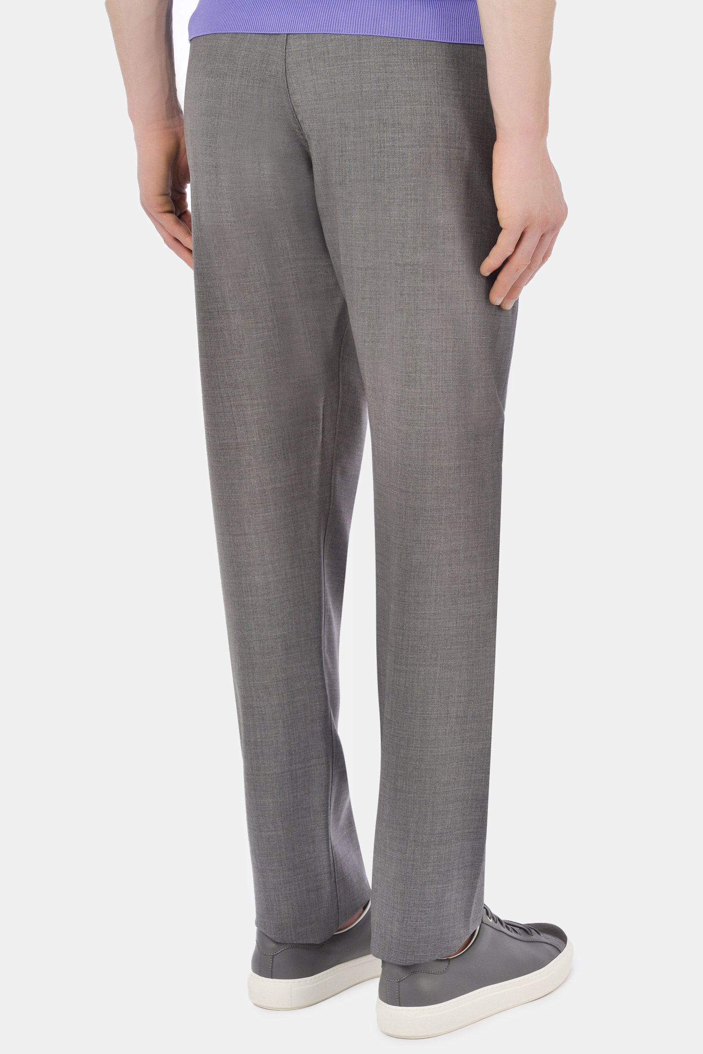 Брюки CANALI EW03221/201, цвет: Серый, Мужской