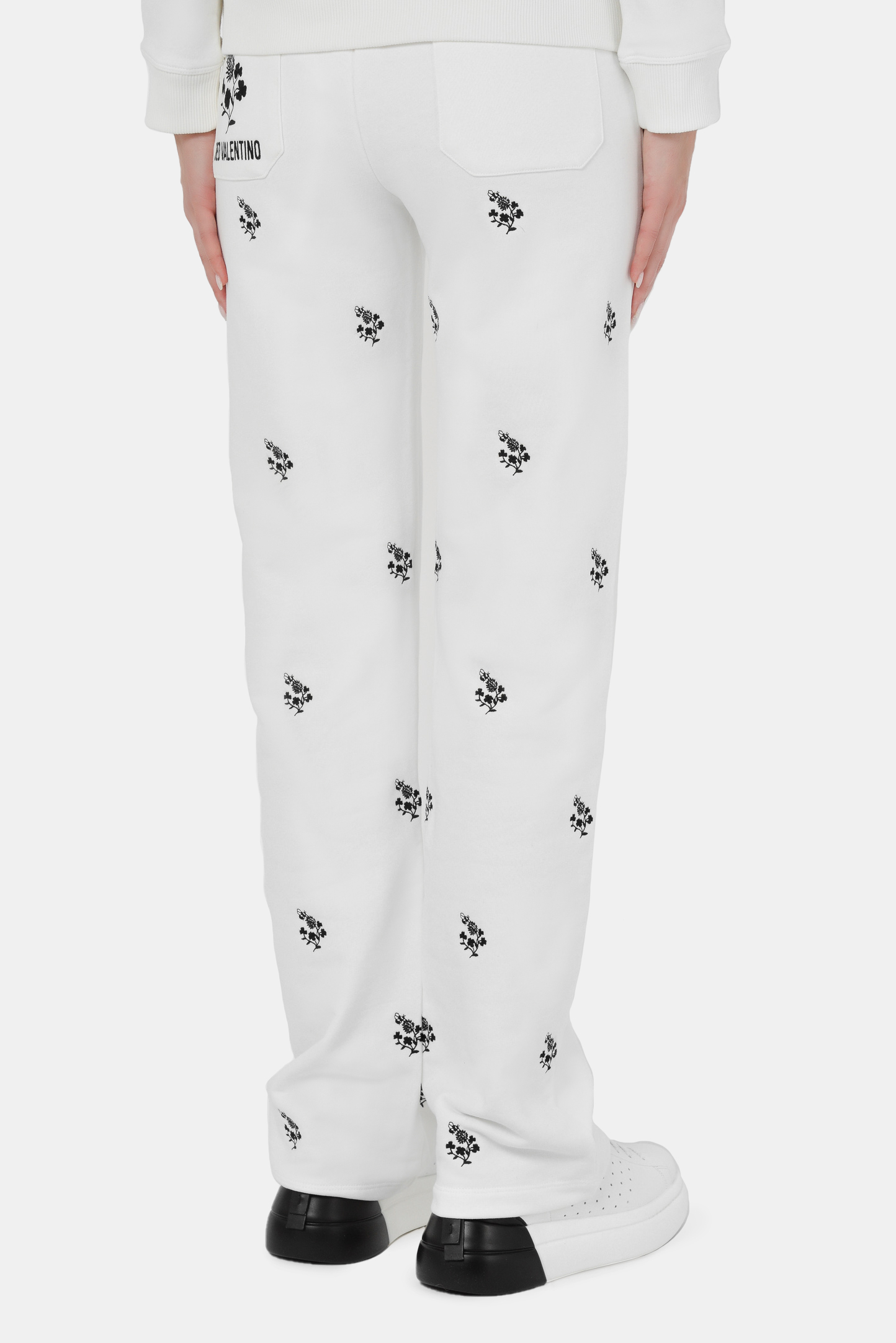Брюки RED VALENTINO VR3MD01L5PL, цвет: Белый, Женский