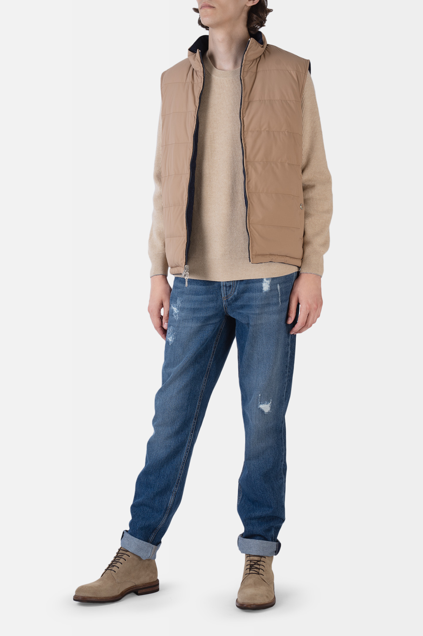 Джинсы BRUNELLO  CUCINELLI M074PD2360, цвет: Синий, Мужской