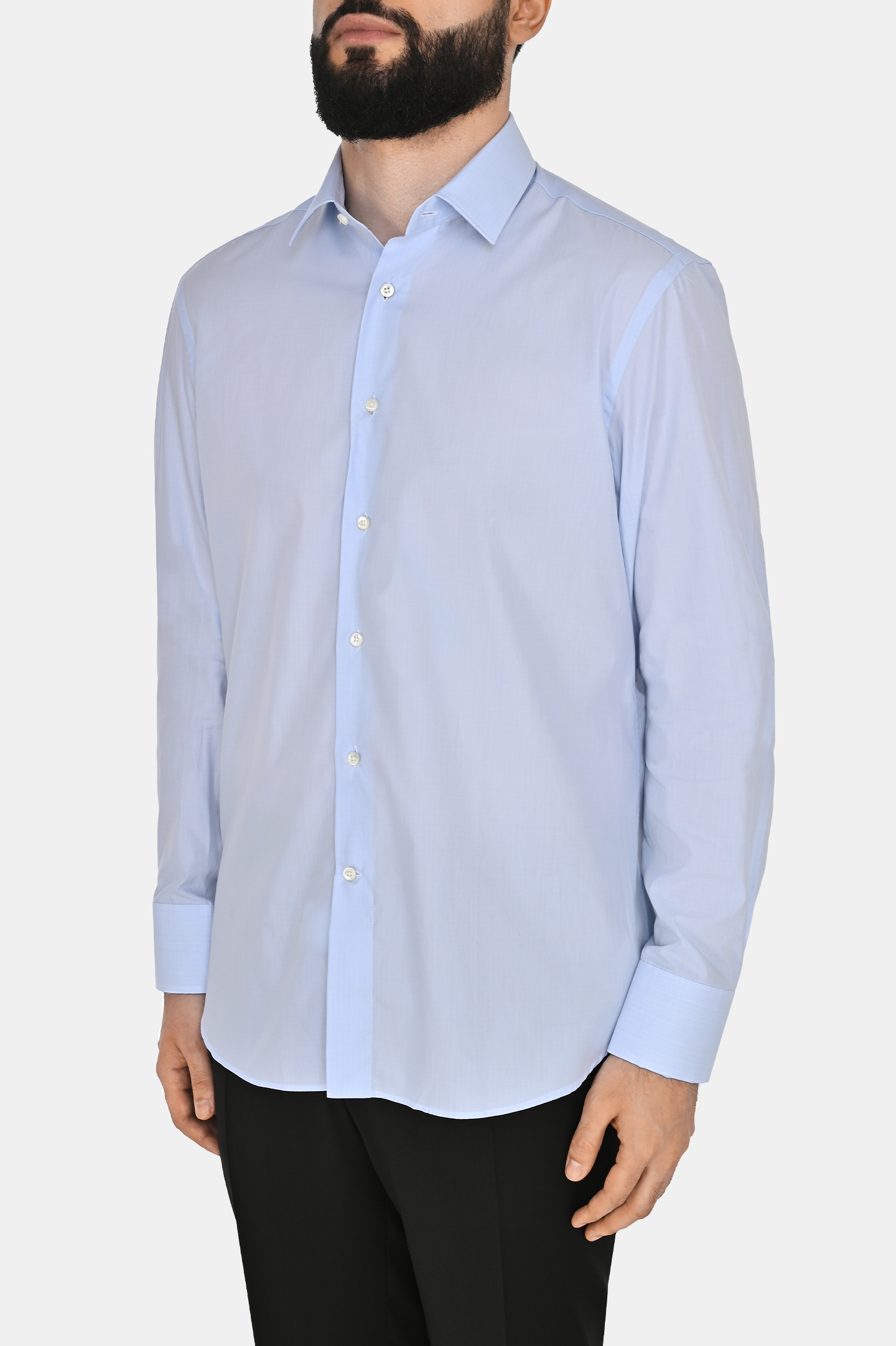 Рубашка CANALI GD03461 CCL70A1, цвет: Голубой, Мужской