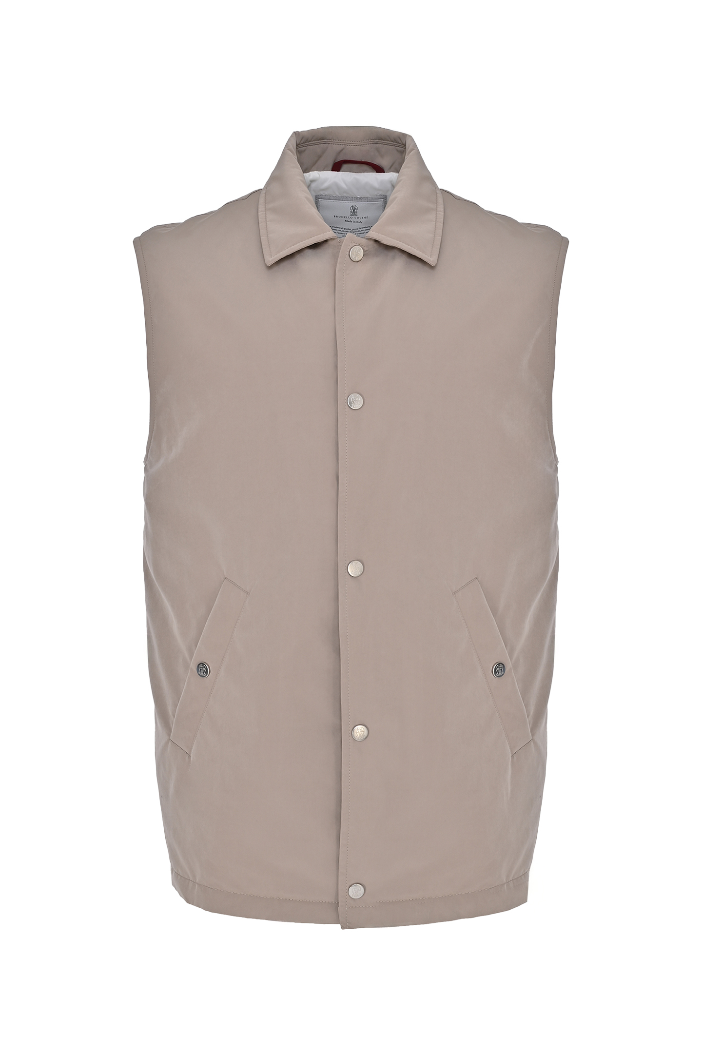 Жилет BRUNELLO  CUCINELLI MD4796520, цвет: Бежевый, Мужской