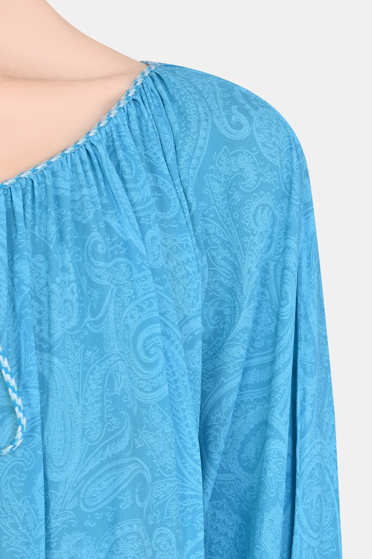 Блуза ETRO 12647 4535, цвет: Голубой, Женский