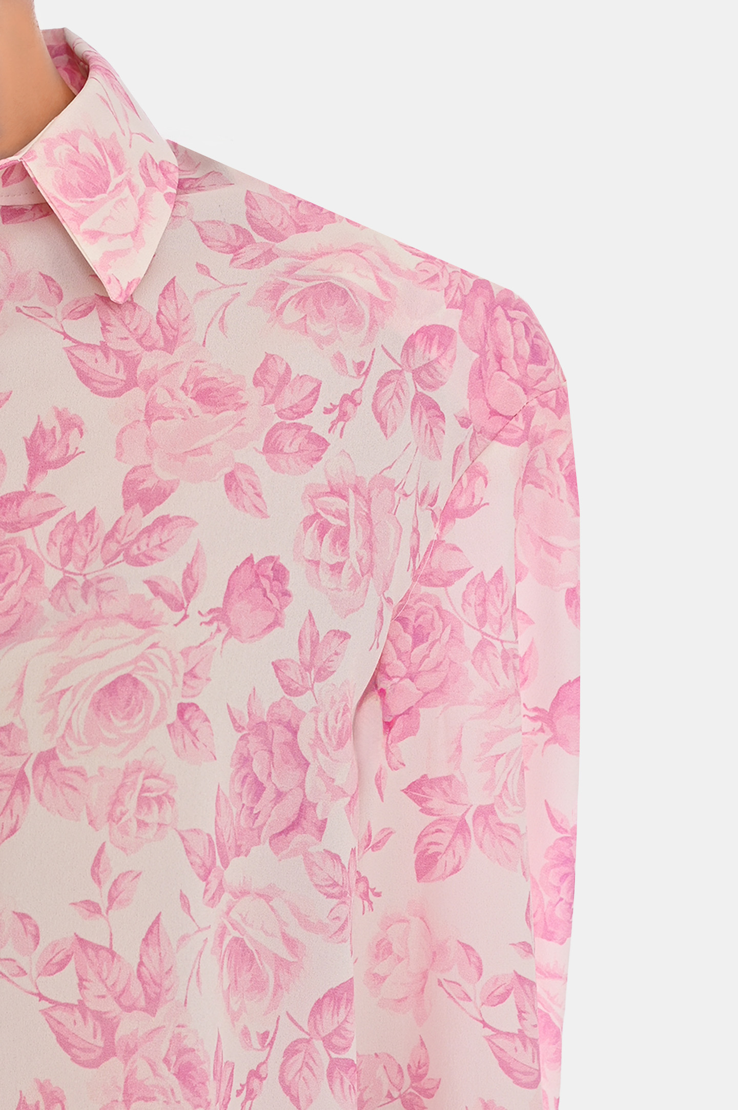 Блуза ROWEN ROSE TOP_RR308_M, цвет: Розовый, Женский