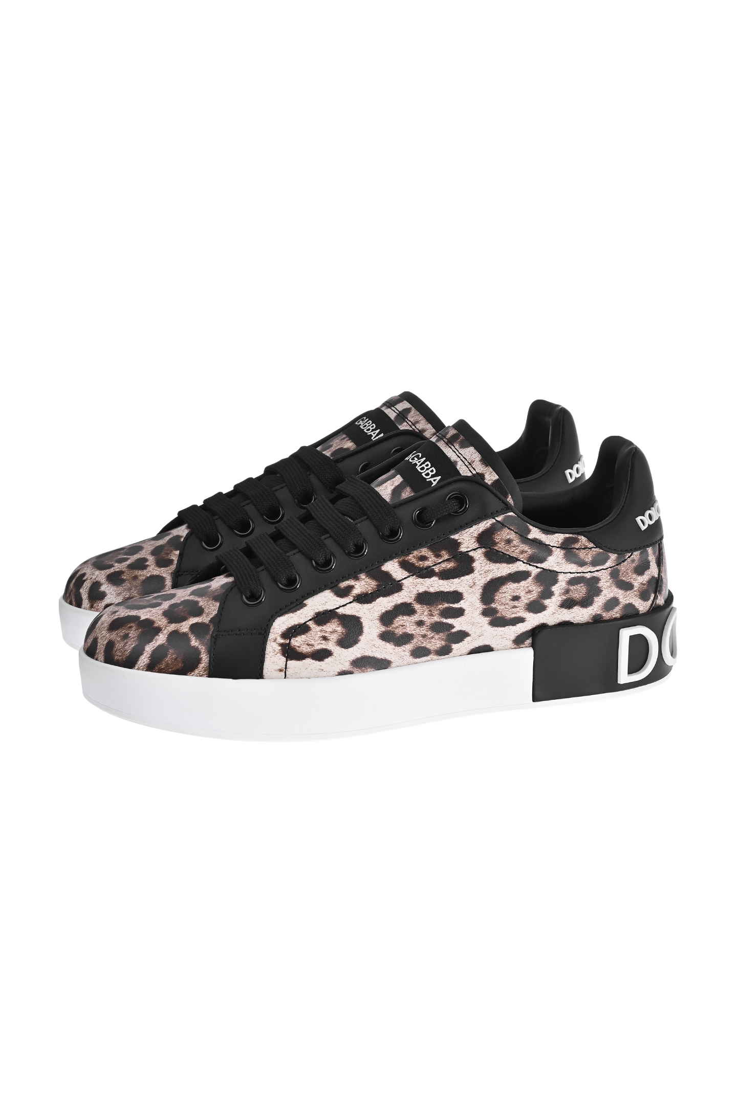 Кеды DOLCE & GABBANA CK1570 AA990, цвет: Леопардовый, Женский