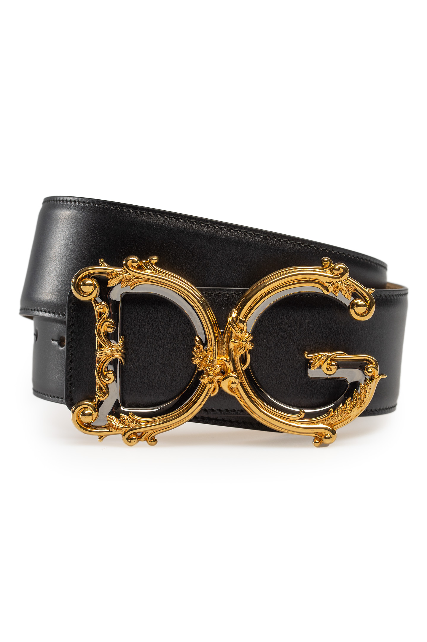 Ремень DOLCE & GABBANA BE1336 AZ831, цвет: Черный, Женский