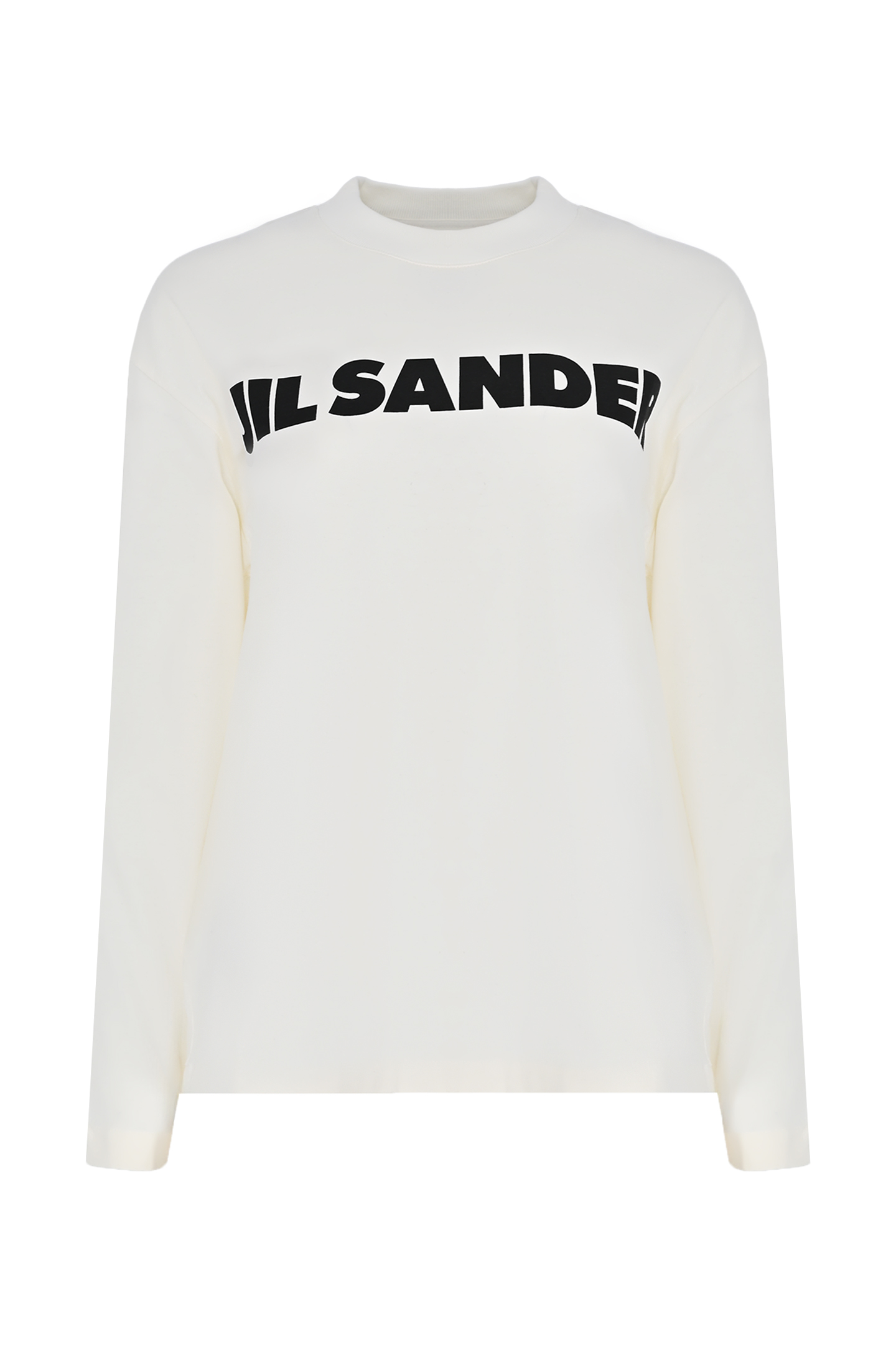 Лонгслив с логотипом JIL SANDER J02GC0107 J45148, цвет: Белый, Женский