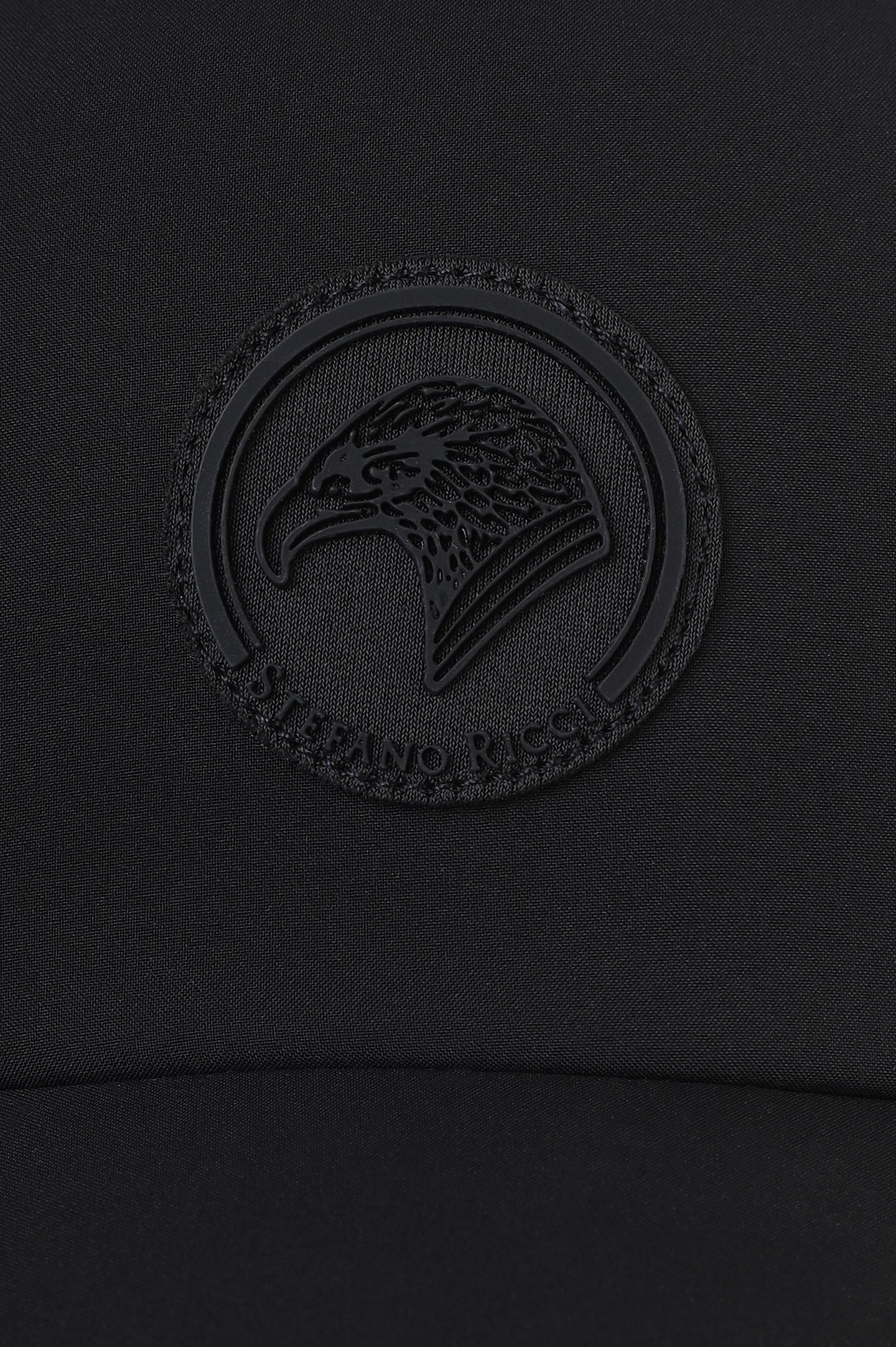 Кепка с логотипом STEFANO RICCI MCV410003E PL001H, цвет: Черный, Мужской
