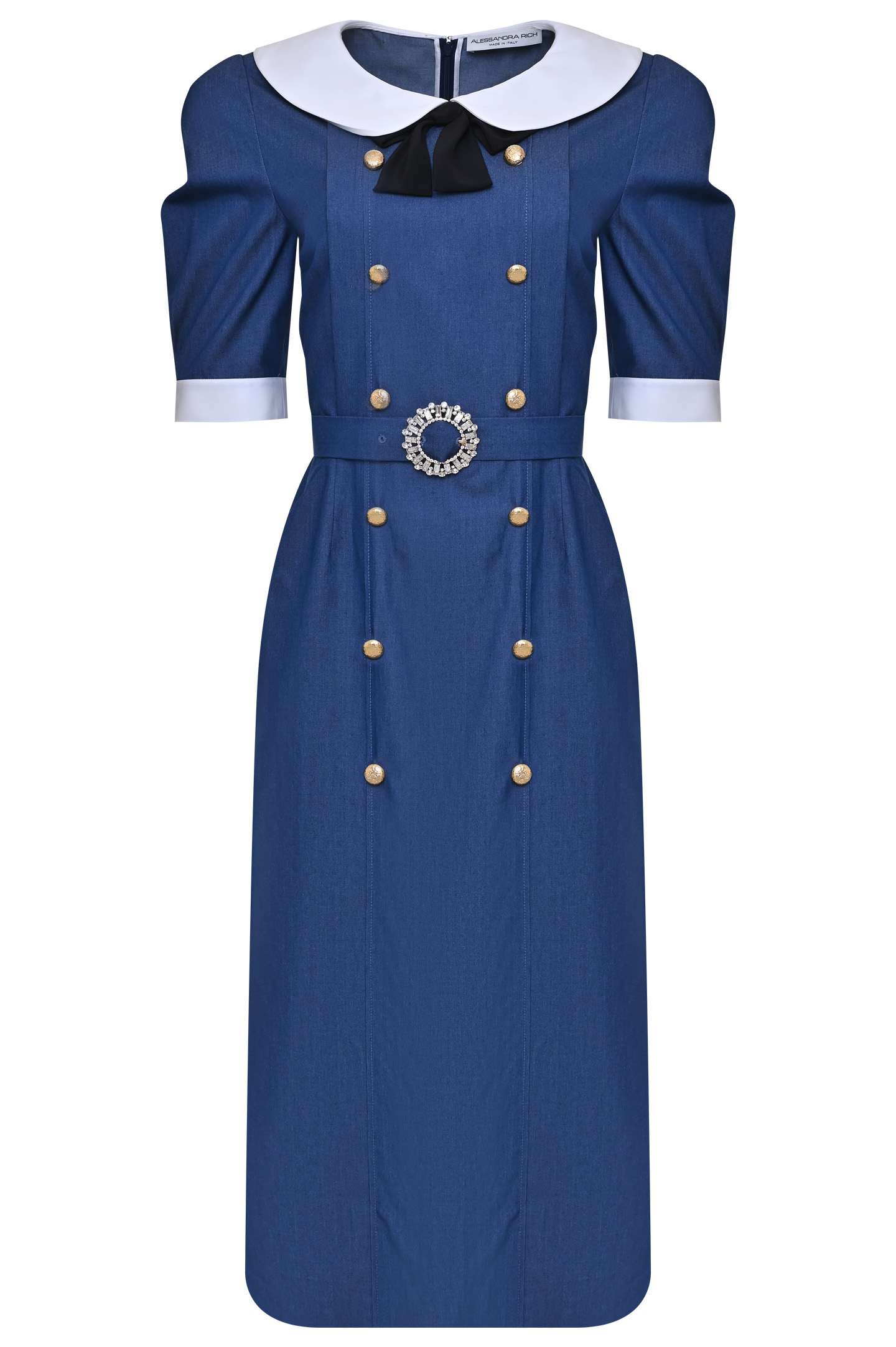 Платье ALESSANDRA  RICH FAB2802 F3536, цвет: Синий, Женский