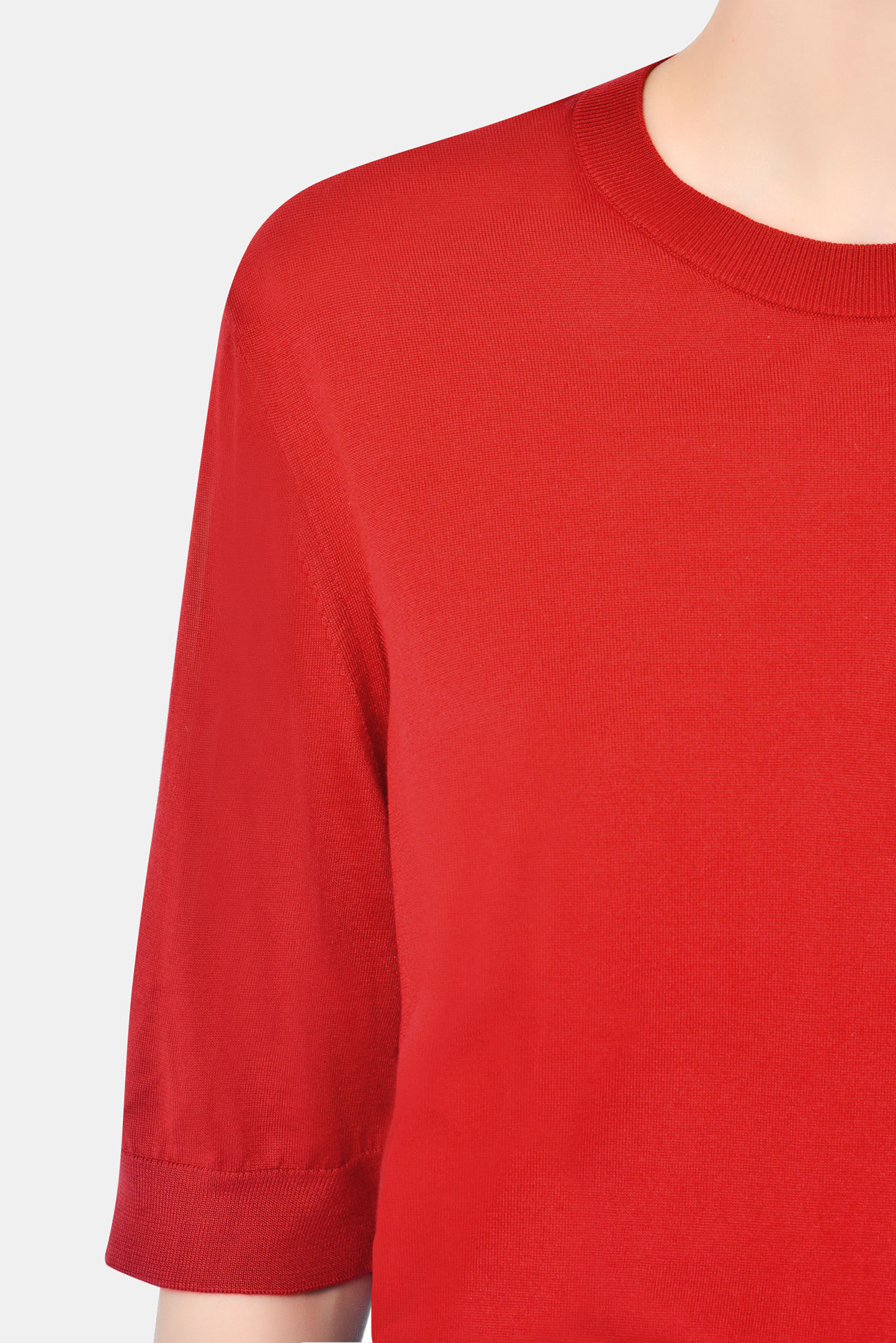 Джемпер DOLCE & GABBANA FXC76T JASOP, цвет: Красный, Женский