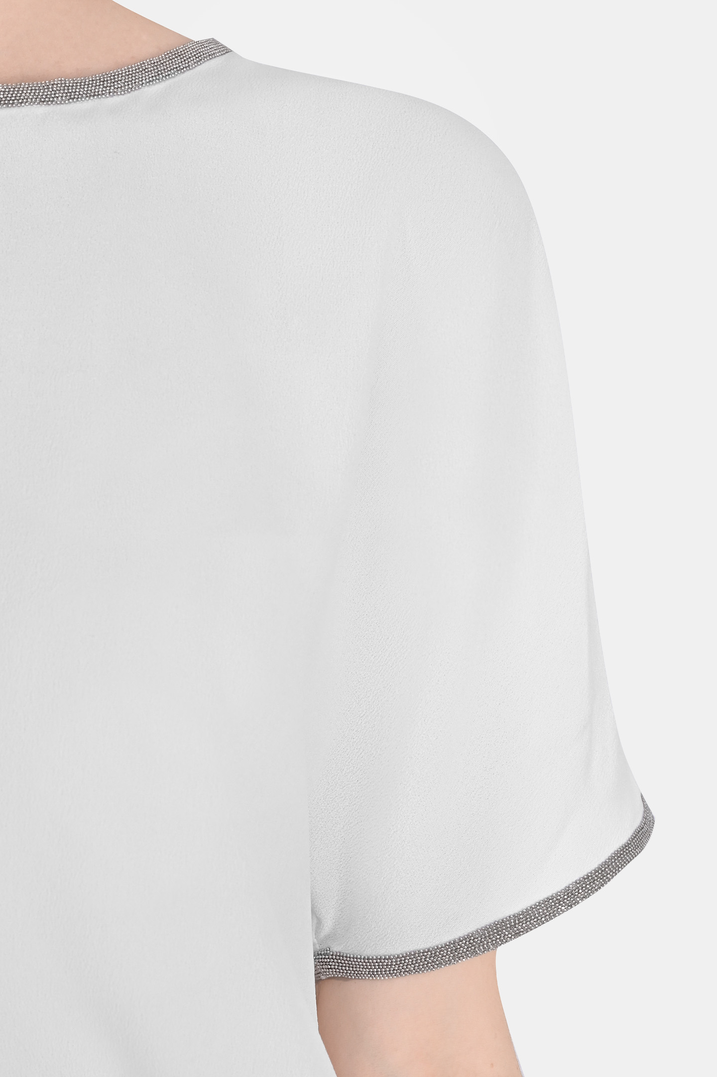 Блуза FABIANA FILIPPI TPD222W313D468, цвет: Белый, Женский
