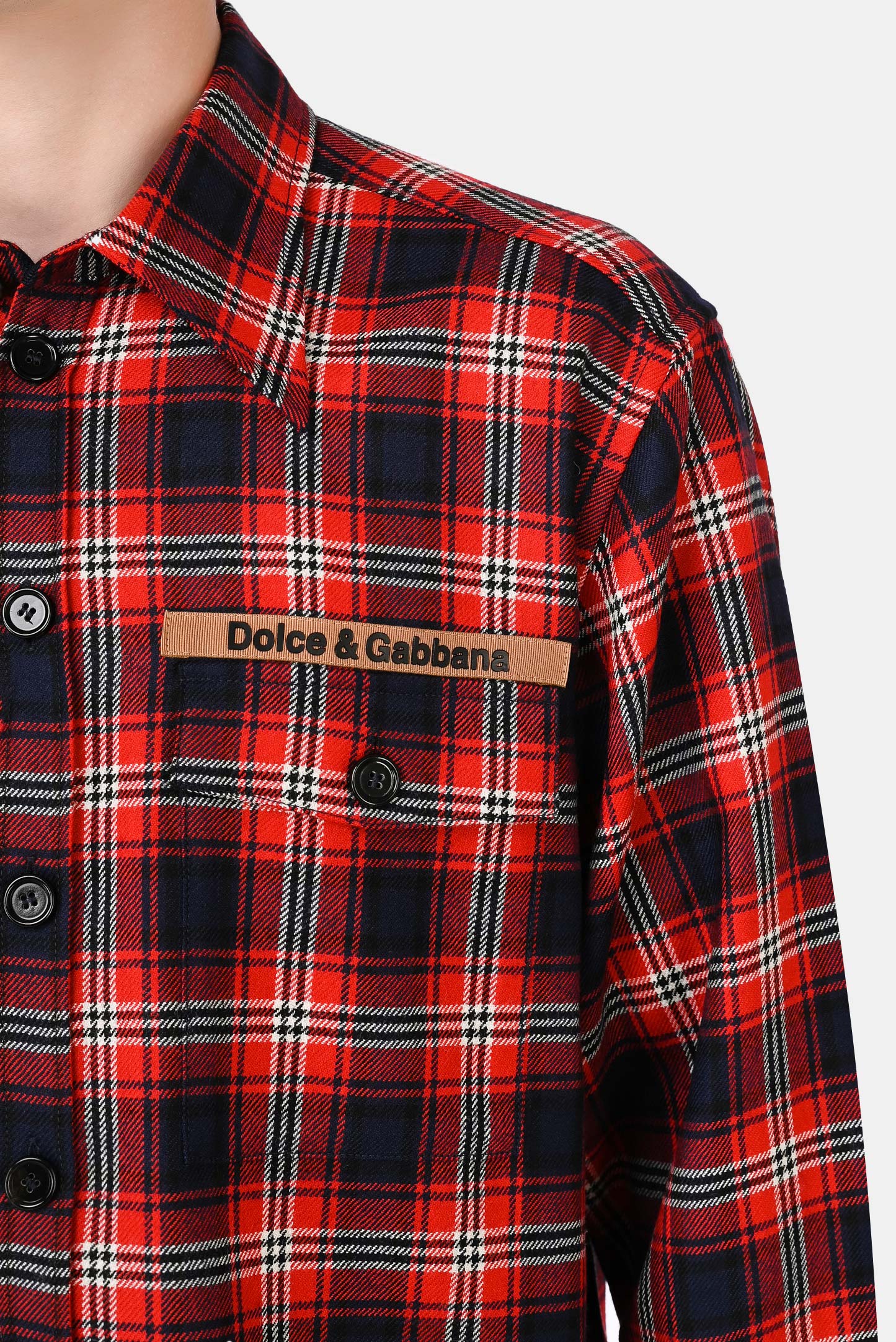 Рубашка DOLCE & GABBANA G5IY9T FQ2H3, цвет: Красный, Мужской