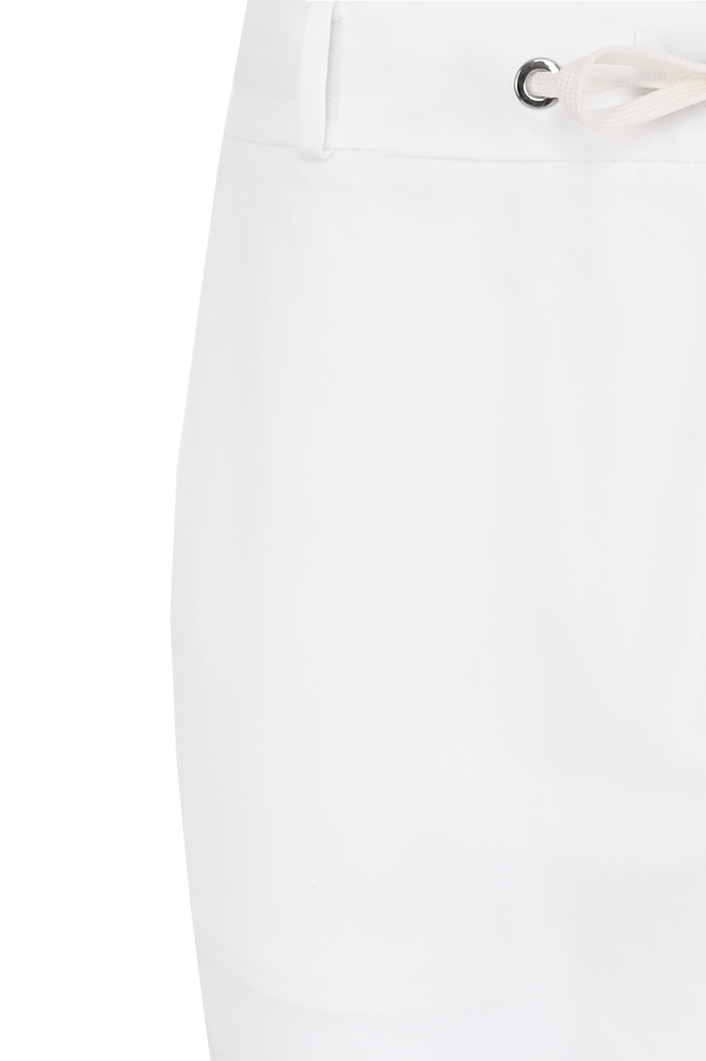 Брюки из смеси хлопка, лиоцела и эластана ELEVENTY G80PANE01 TES0G125, цвет: Белый, Женский