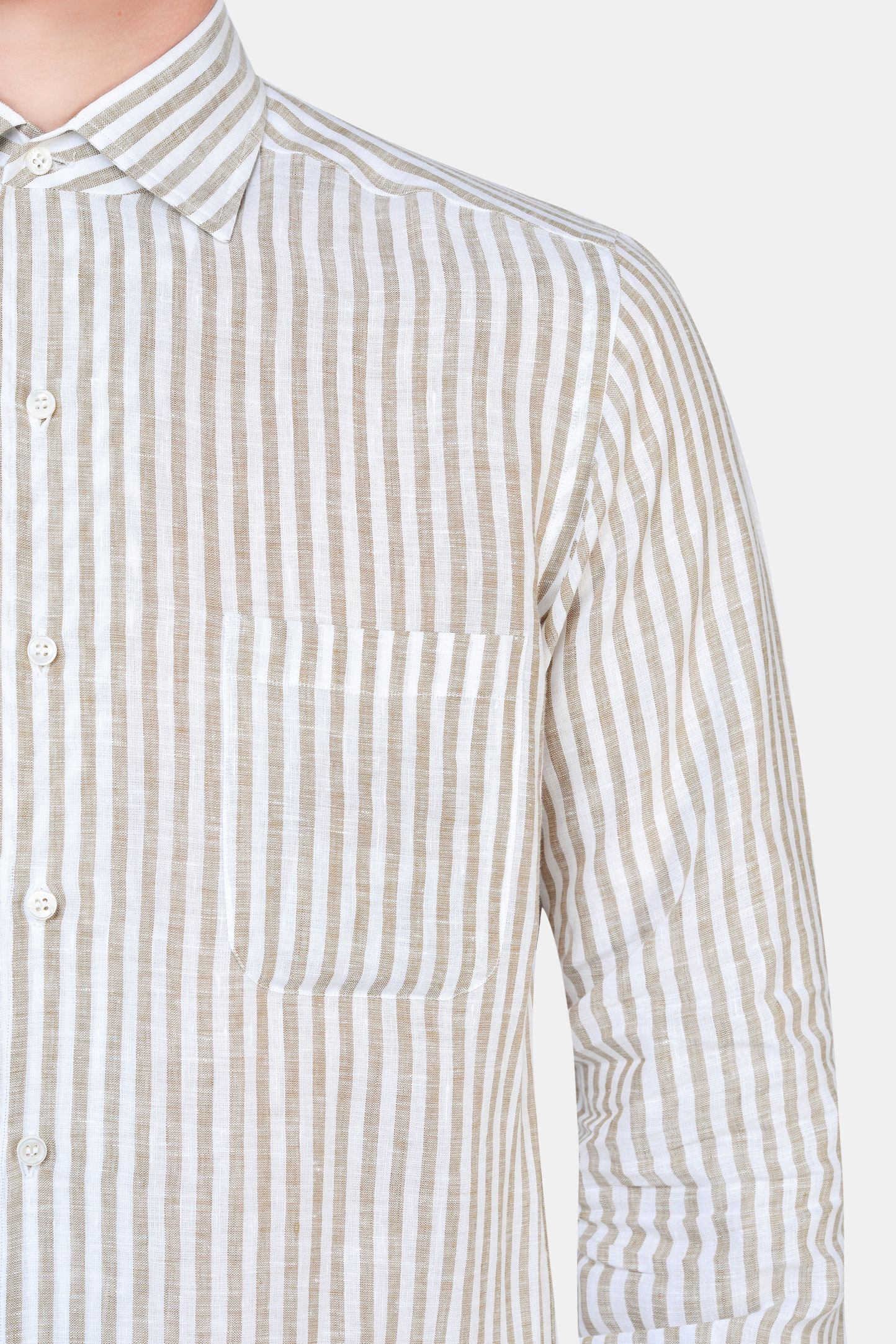 Рубашка LORO PIANA F1-FAL6125, цвет: Белый, Мужской