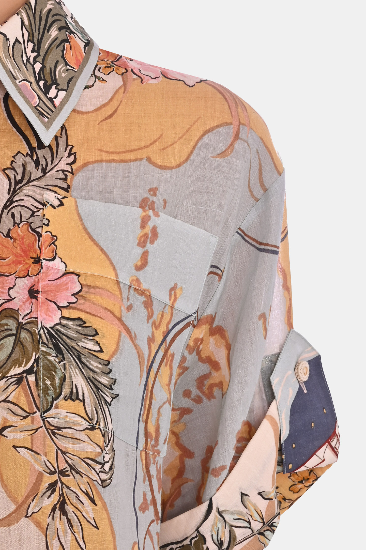 Блуза ZIMMERMANN 1785TRS253, цвет: Разноцветный, Женский