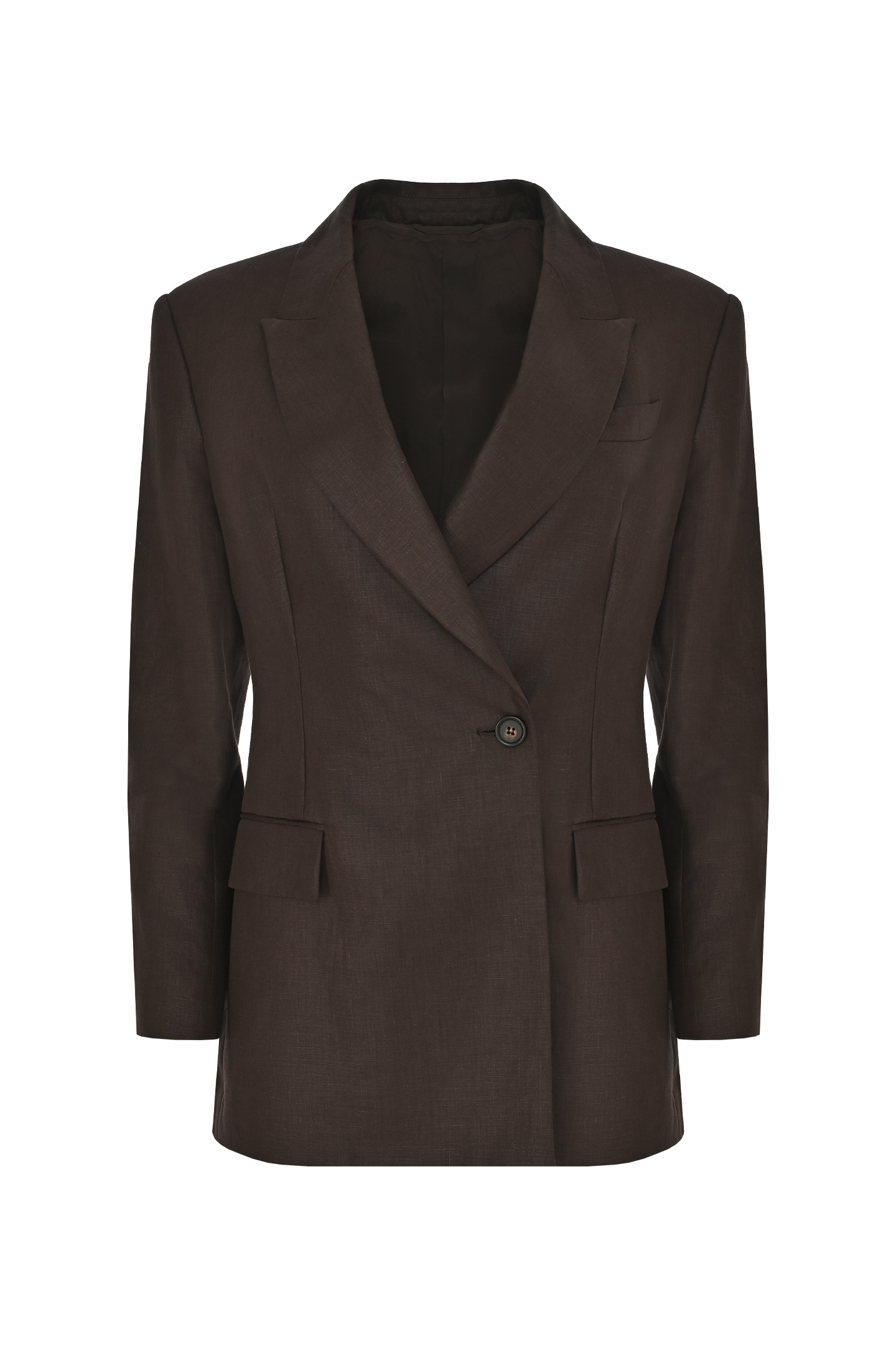 Жакет BRUNELLO  CUCINELLI ML1427261, цвет: Темно-коричневый, Женский