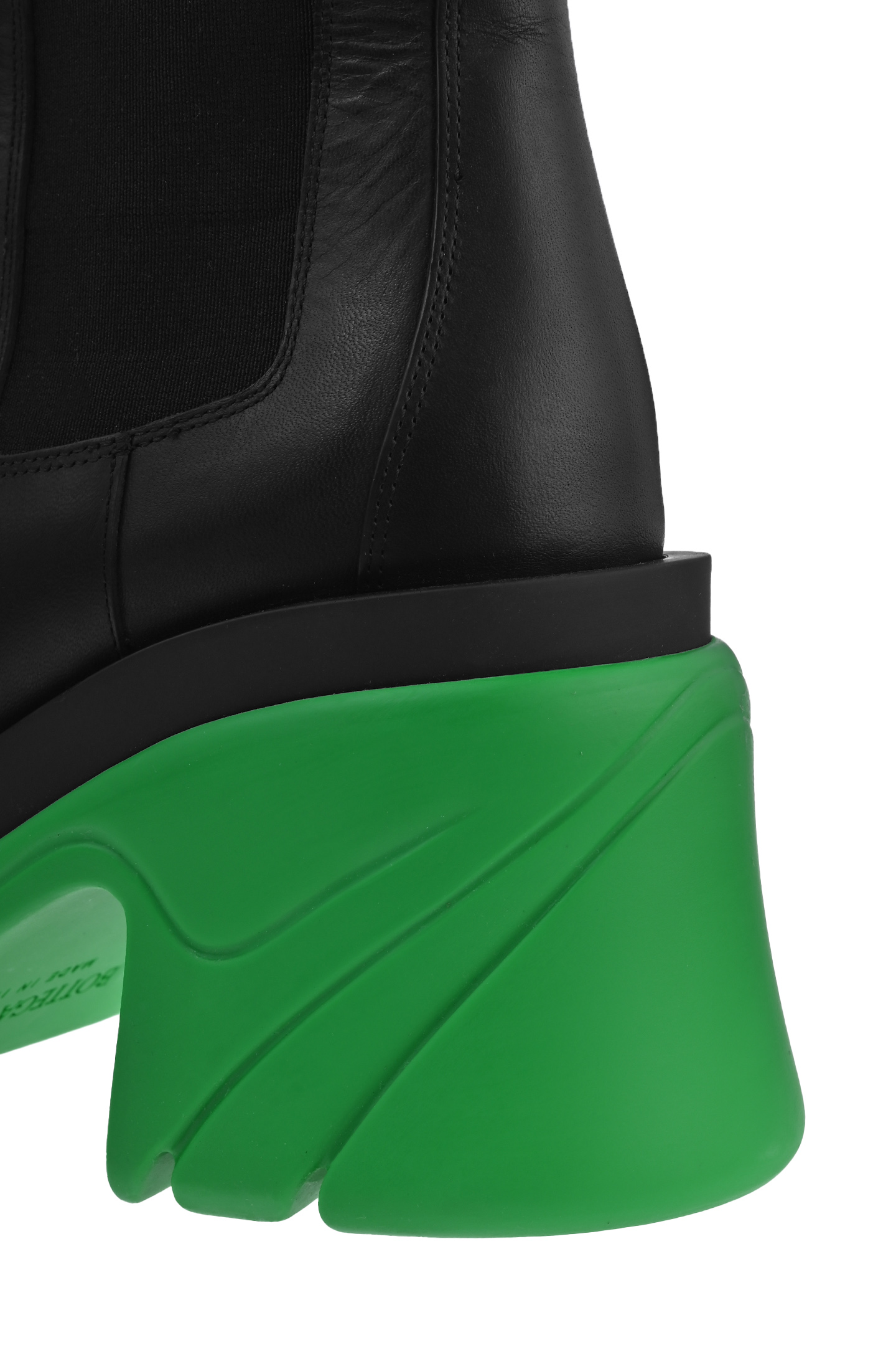 Ботинки BOTTEGA VENETA 667148 VBS50, цвет: Зеленый, Женский