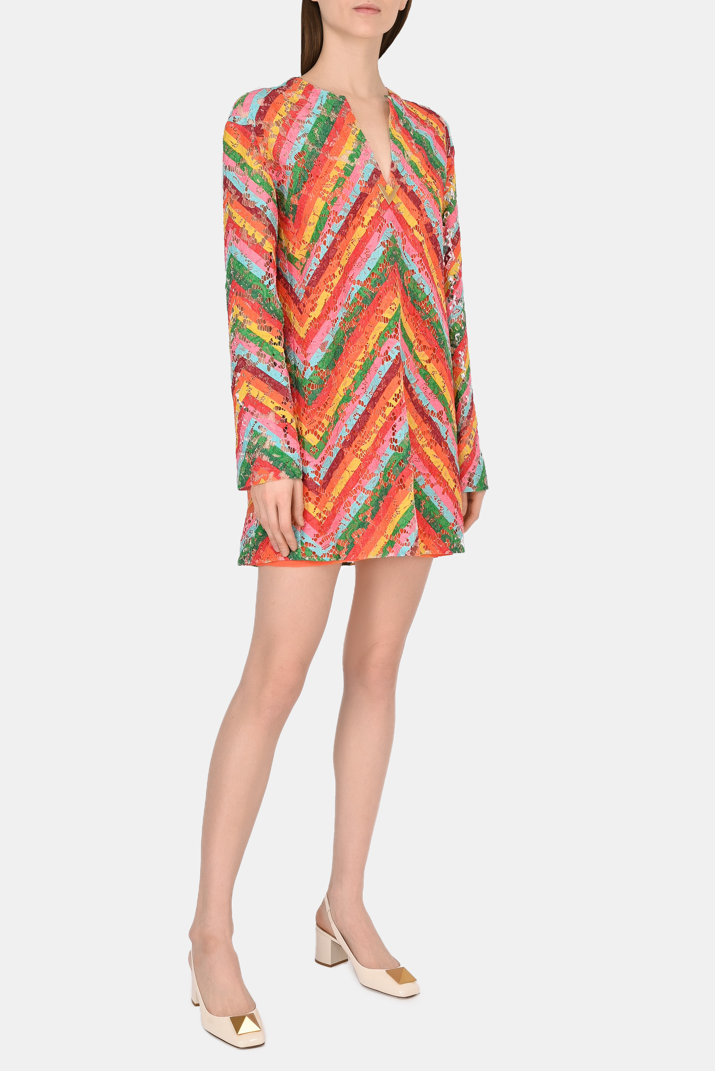 Платье VALENTINO PAP XB3VAYC6729, цвет: Разноцветный, Женский