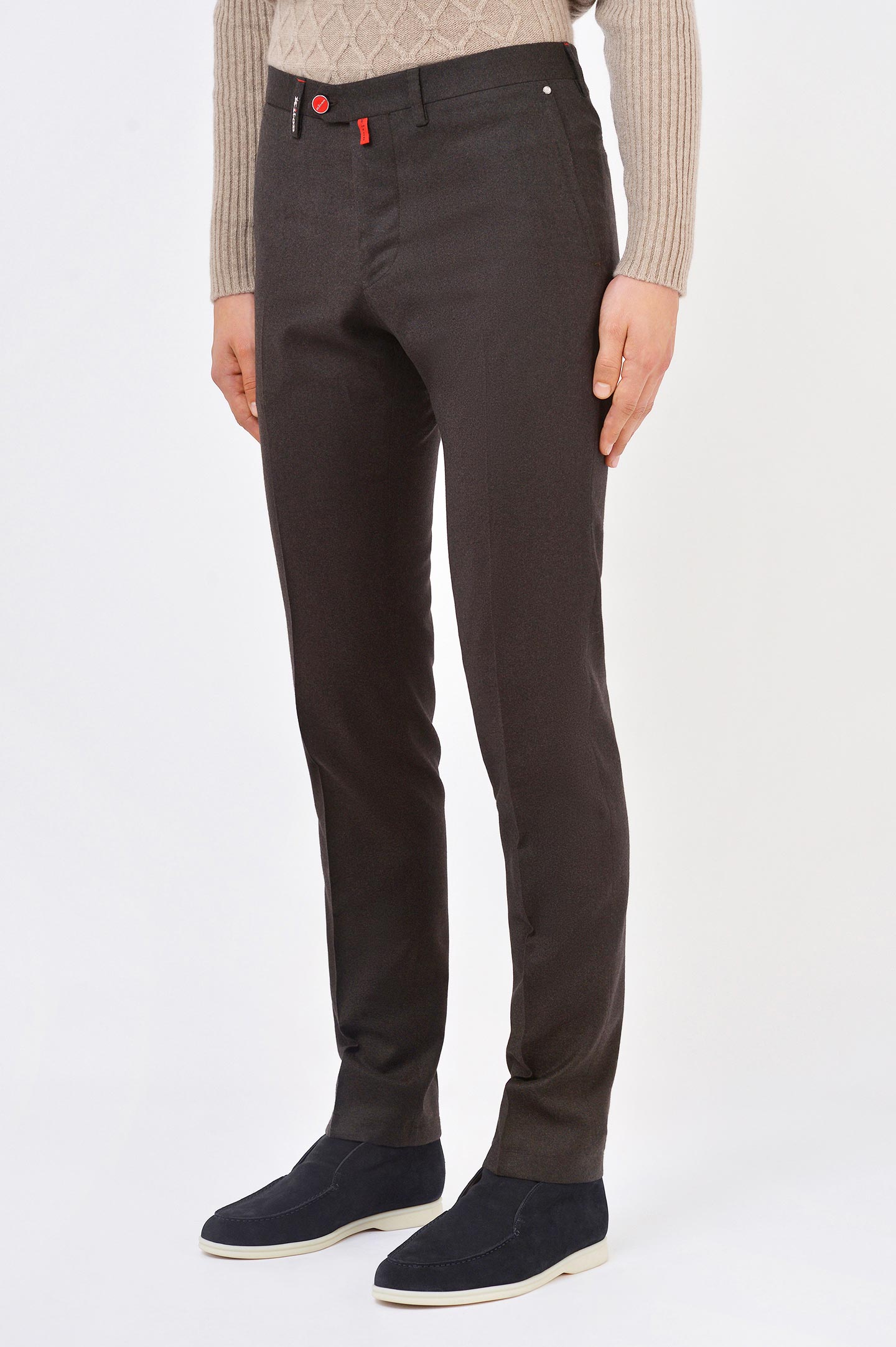 Брюки KITON UFPP79K01R640, цвет: Синий, Мужской