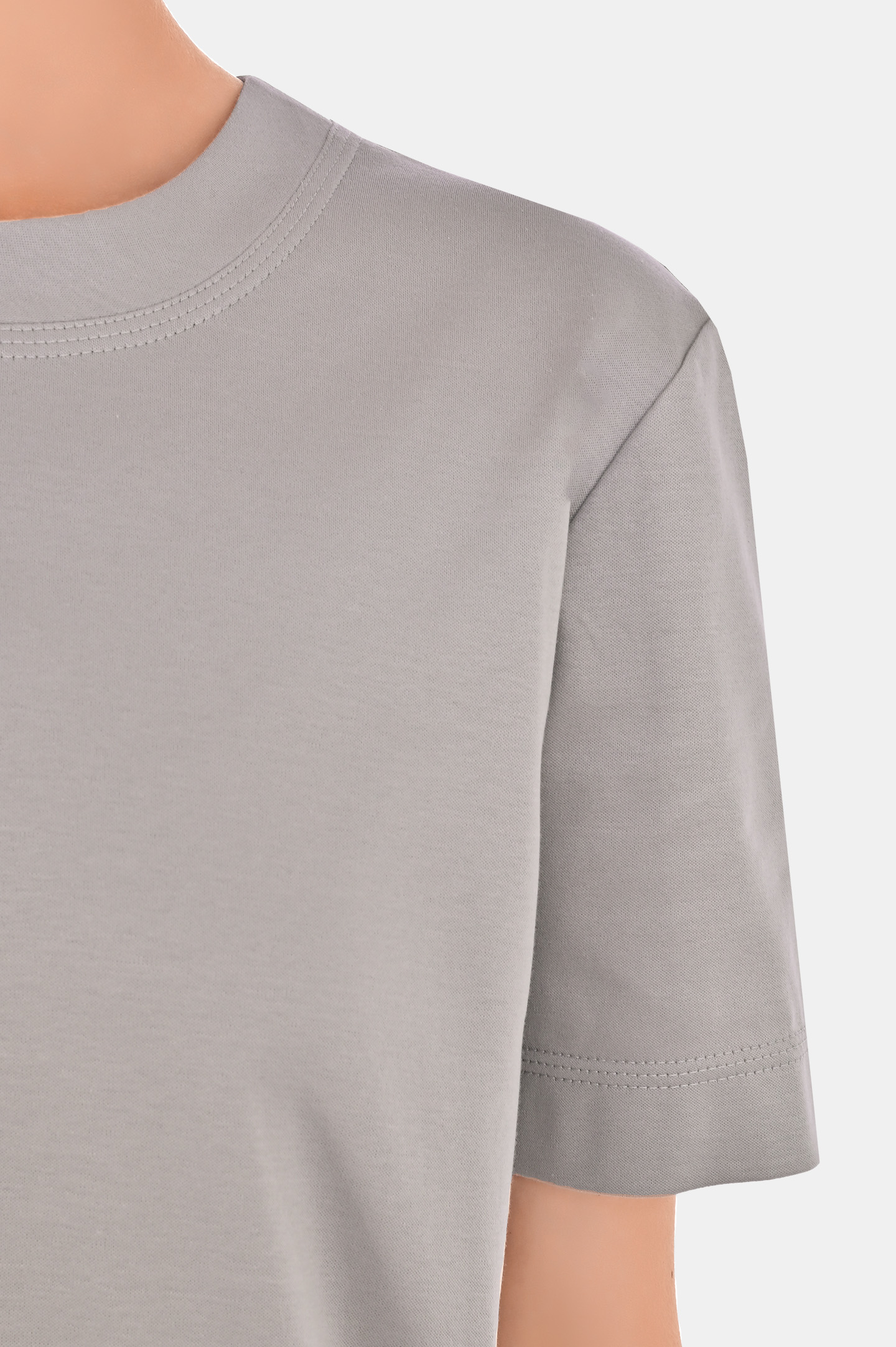 Футболка KITON D53450H0805, цвет: Серый, Женский