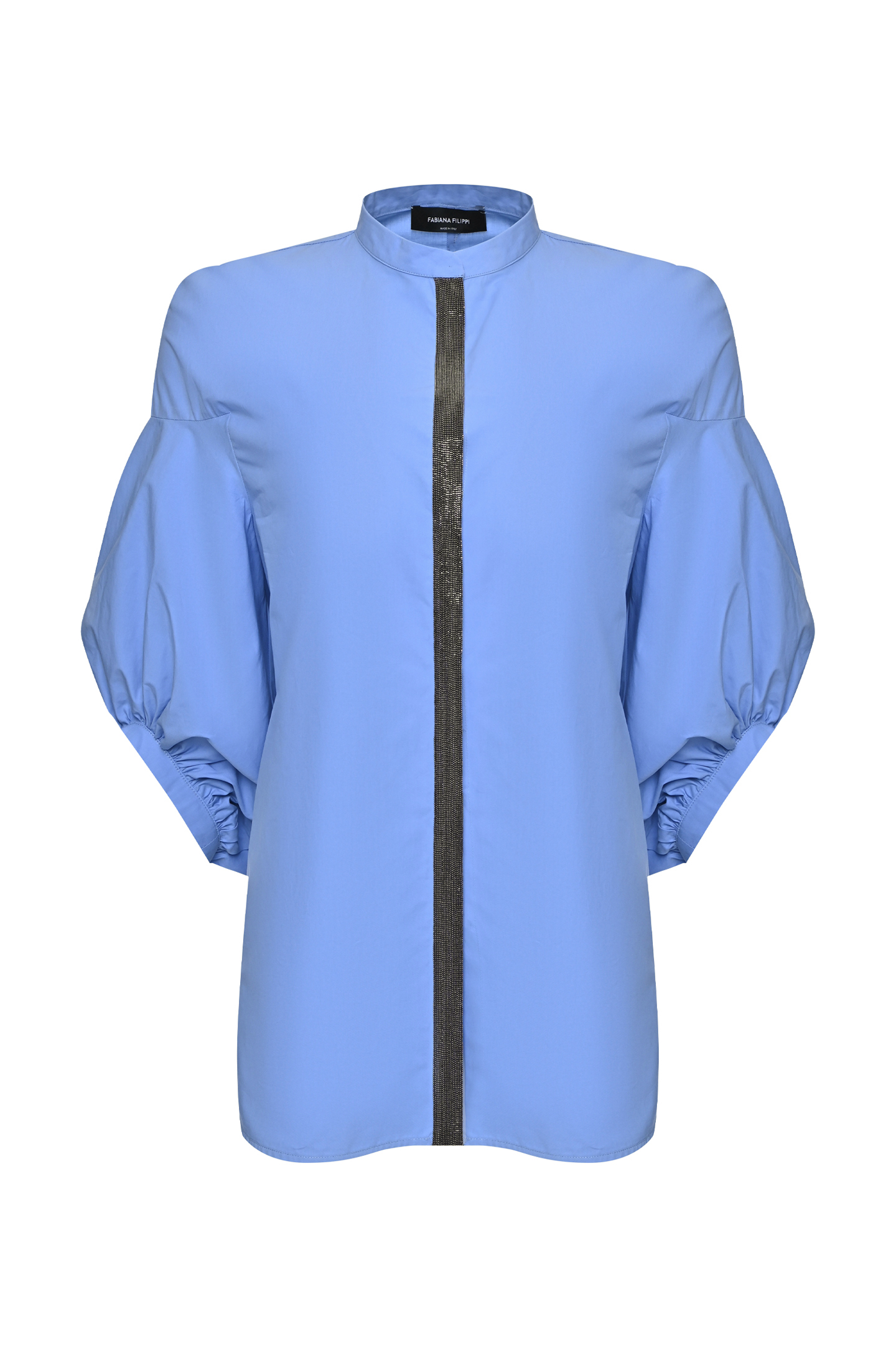 Блуза FABIANA FILIPPI CAD273B644I806, цвет: Голубой, Женский
