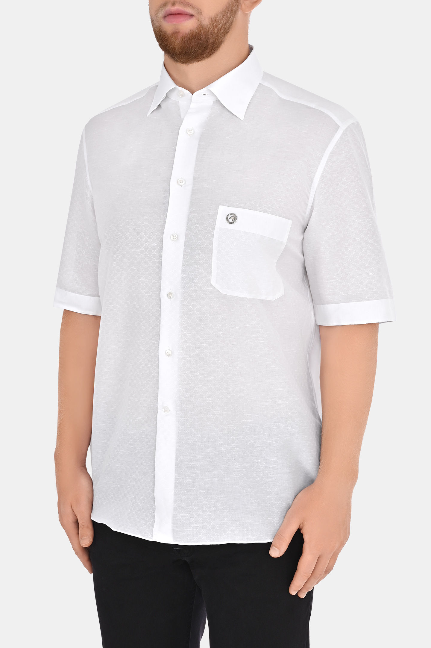 Рубашка STEFANO RICCI MC006721 R2558, цвет: Белый, Мужской