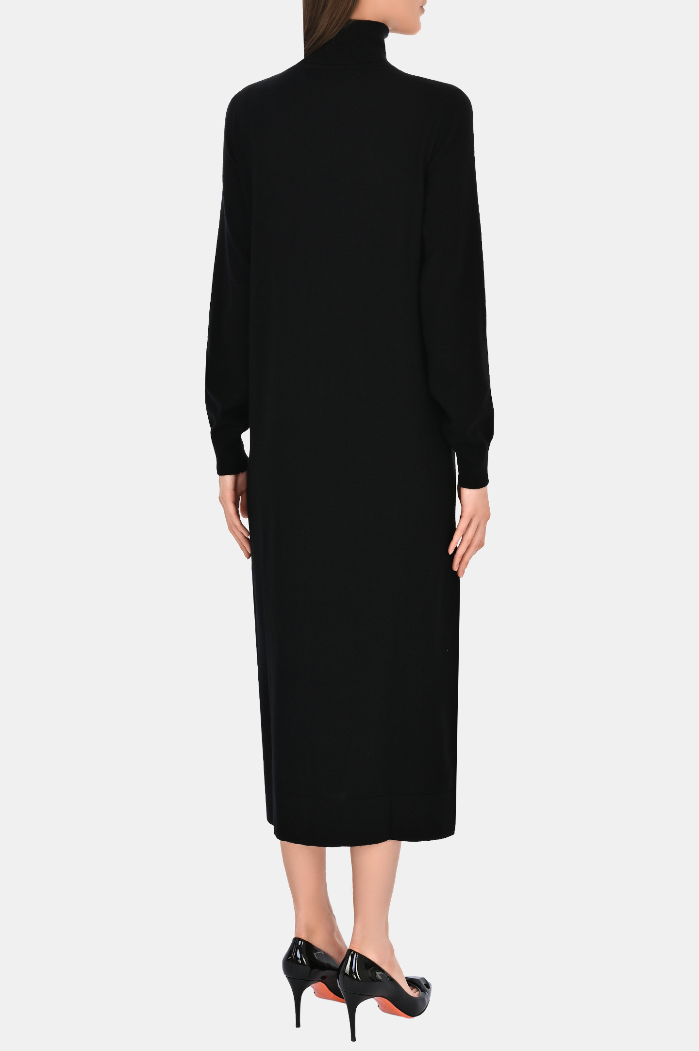 Платье P.A.R.O.S.H. D550821-LIME, цвет: Черный, Женский