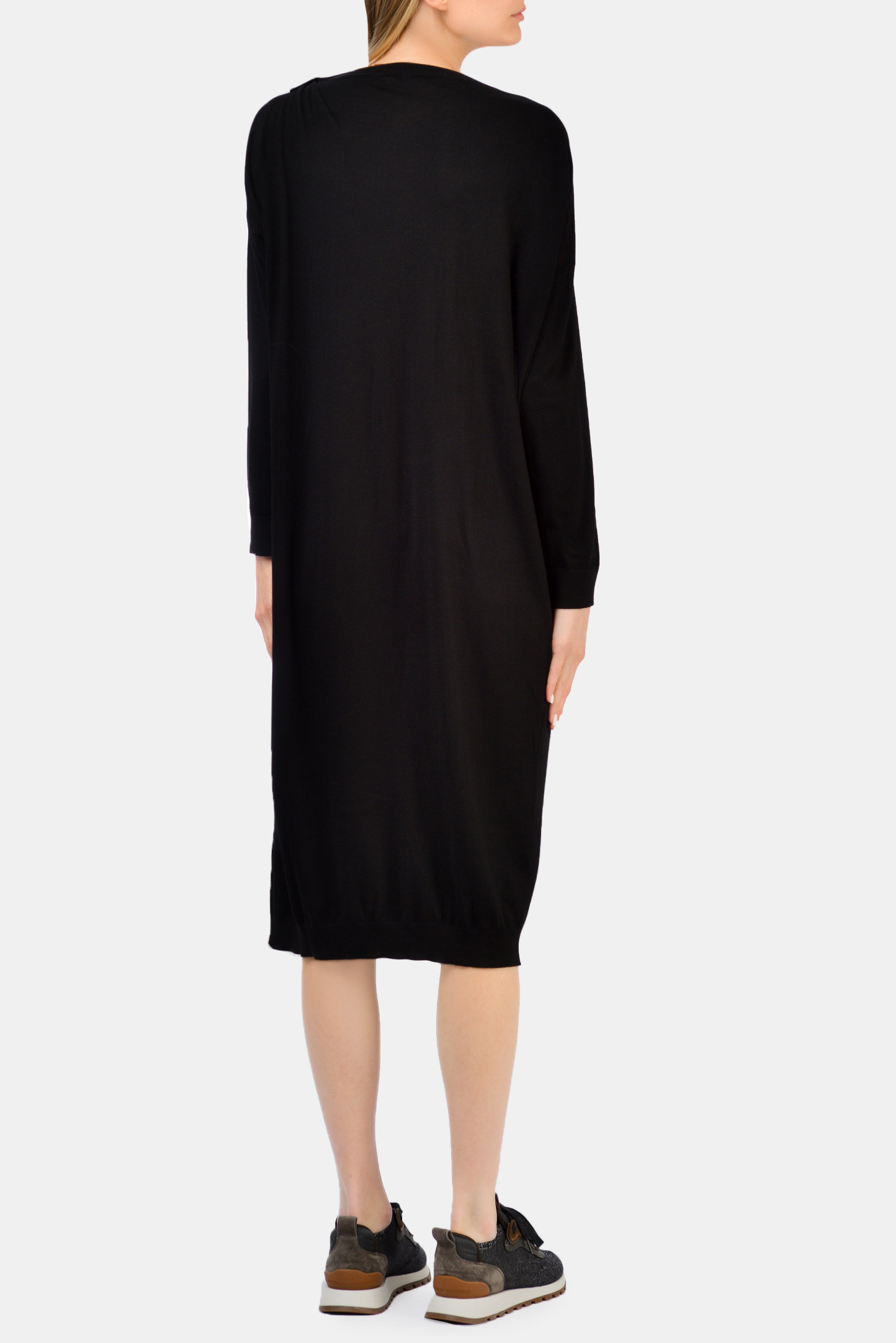 Платье BRUNELLO  CUCINELLI M14829A99P, цвет: Черный, Женский