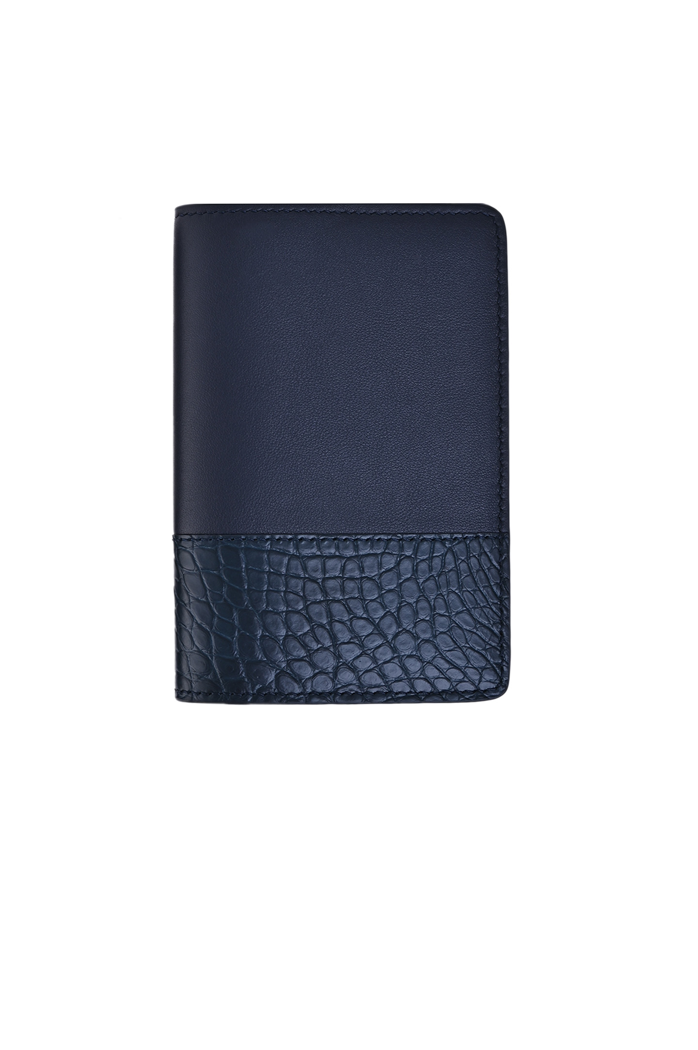 Обложка для паспорта STEFANO RICCI PP308P VHALG, цвет: Темно-синий, Мужской