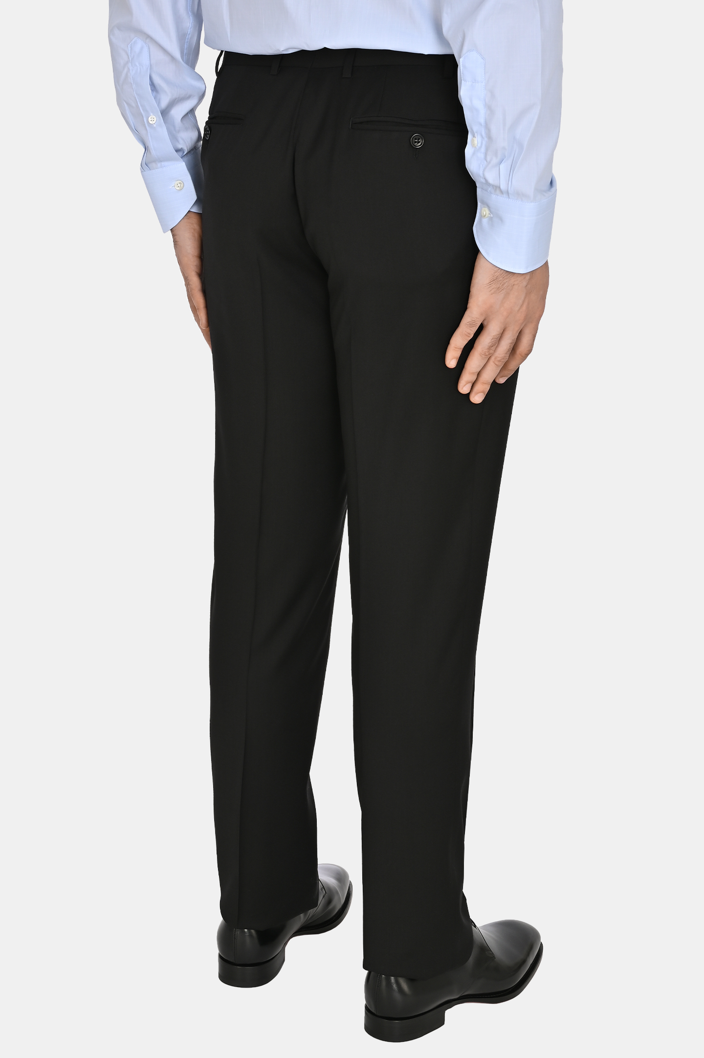 Брюки CANALI AR02523 710196R, цвет: Черный, Мужской