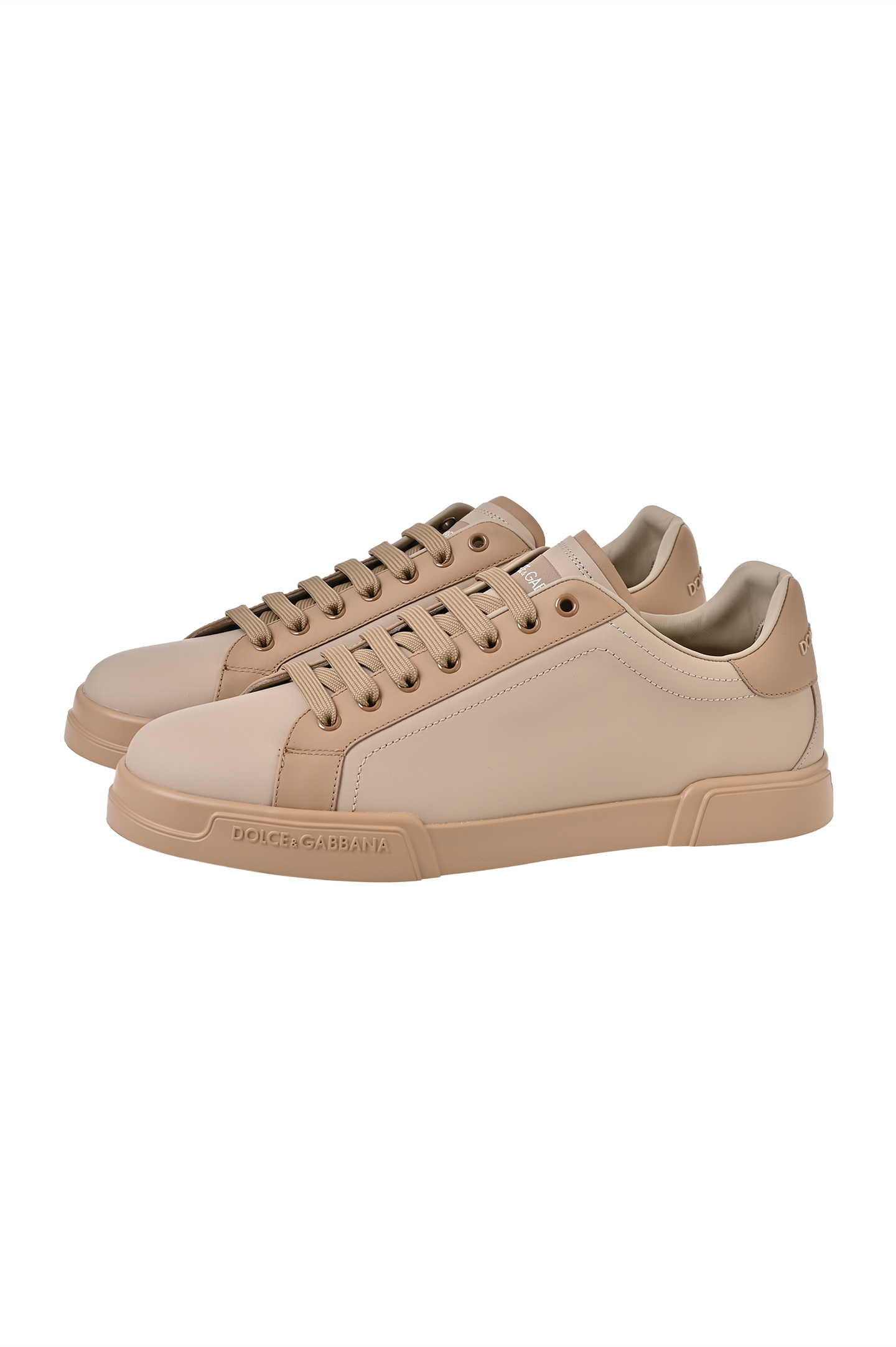 Кеды DOLCE & GABBANA CS2332 AA335, цвет: Бежевый, Мужской