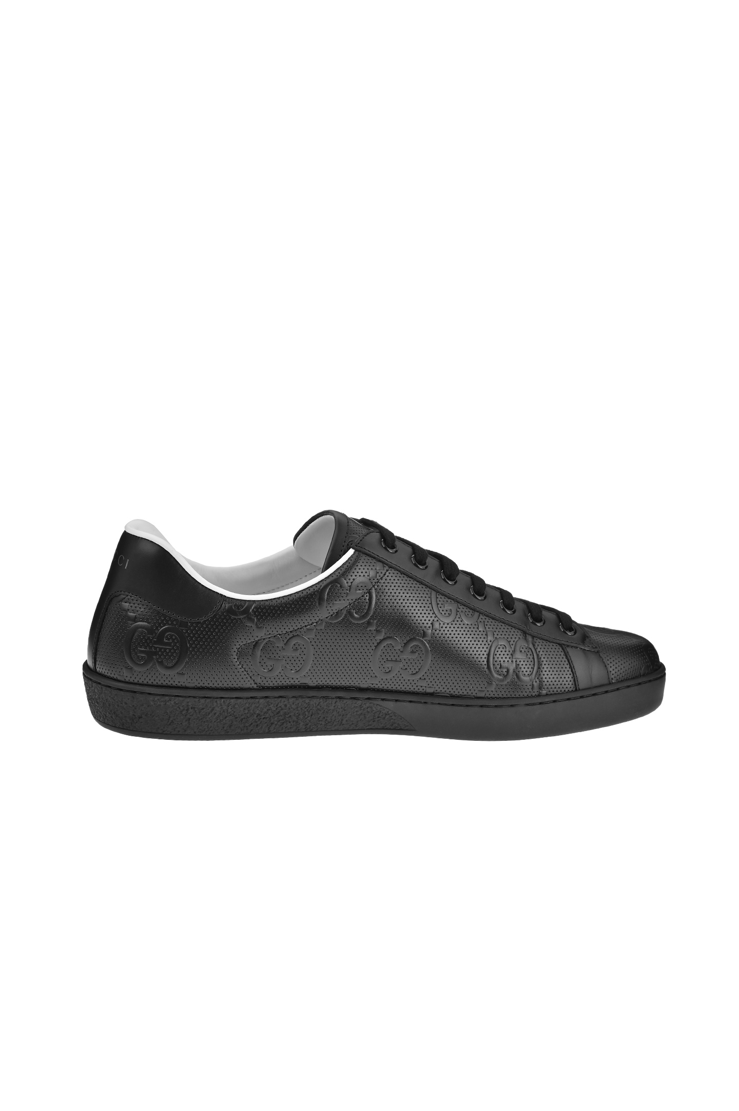 Кеды GUCCI 625787 1XK10, цвет: Черный, Мужской