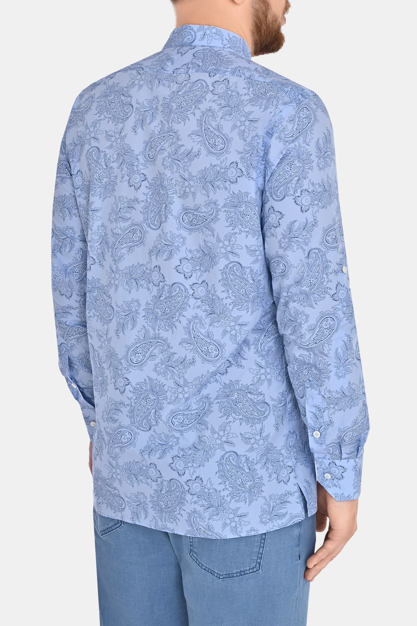 Рубашка CASTANGIA PITRGU, цвет: Голубой, Мужской